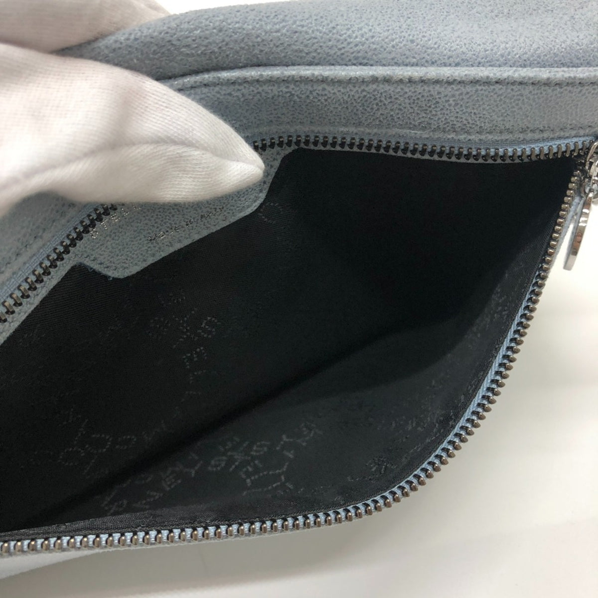 Stella Mccartney Blue Fabric Clutch Bag (Pre-Owned)