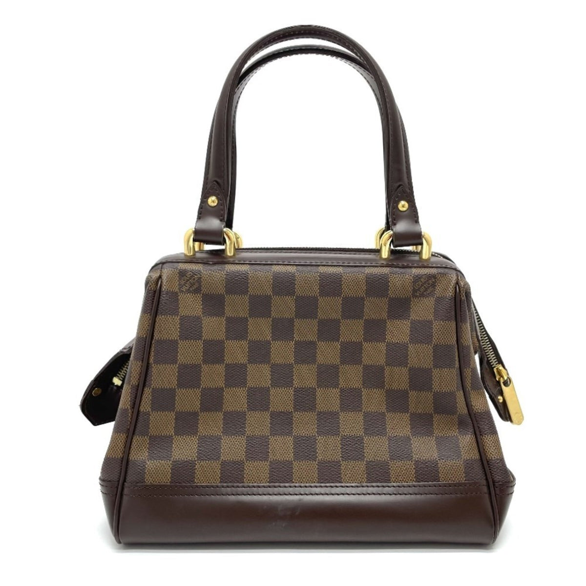 Louis Vuitton Damier Brown Ebene Damier Canvas Leather Handbag (Pre-Owned)
