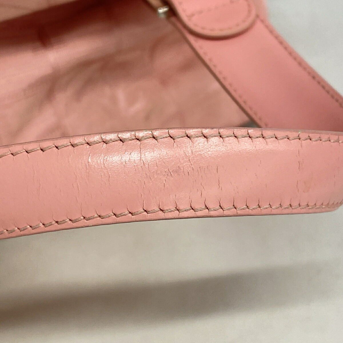 Chanel Pink Nylon Handbag (Pre-Owned)