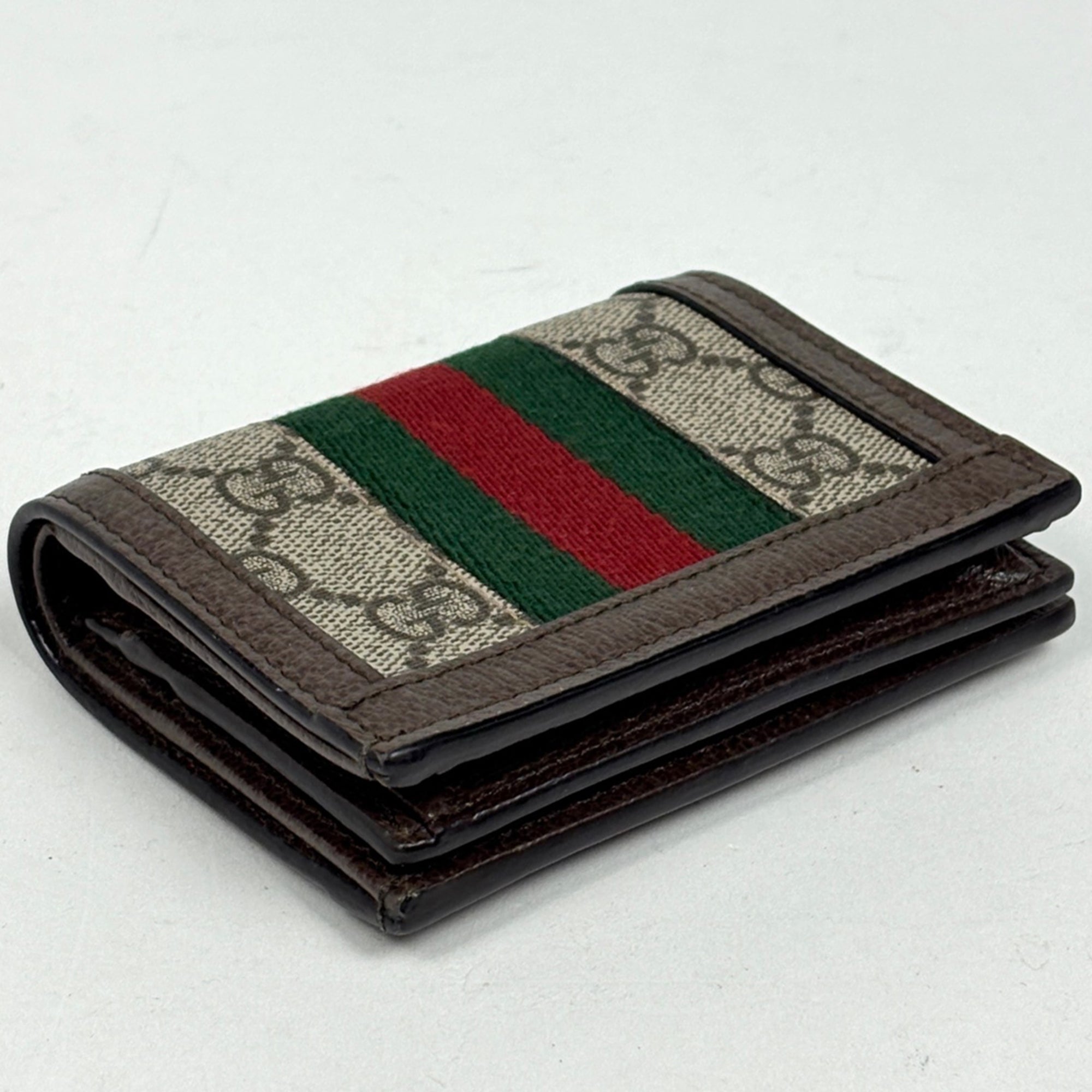 Gucci Brown Gg Supreme Wallet (Bi-Fold) (Pre-Owned)