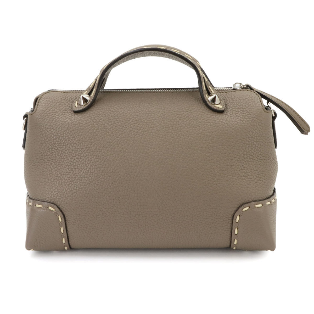 Fendi Beige Leather Handbag (Pre-Owned)