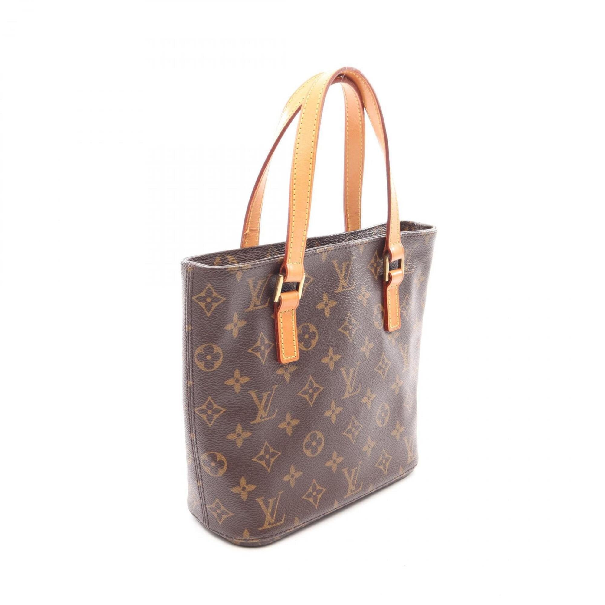 Louis Vuitton Brown Monogram Leather Handbag (Pre-Owned)