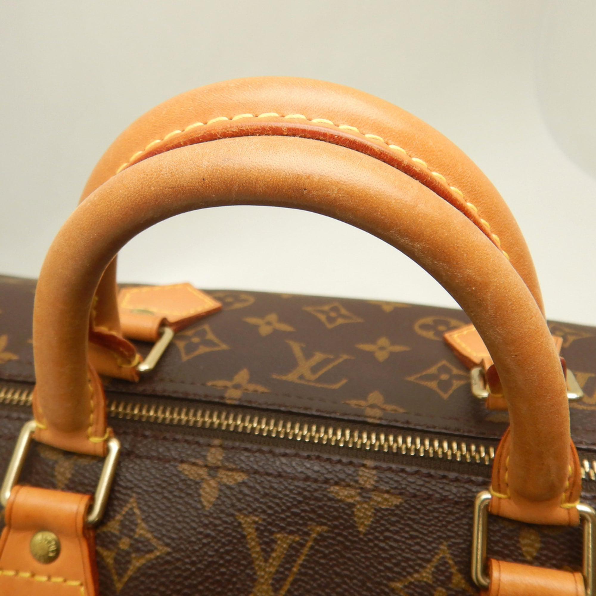 Louis Vuitton Brown Monogram Canvas Boston Bag Handbag (Pre-Owned)