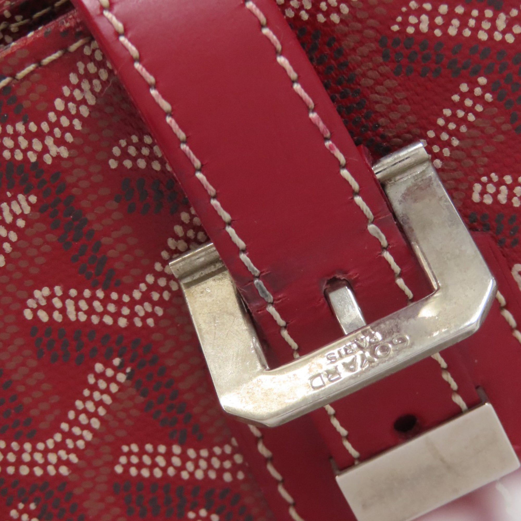 Goyard Red Color Coated Canvas Tote Bag (Pre-Owned)