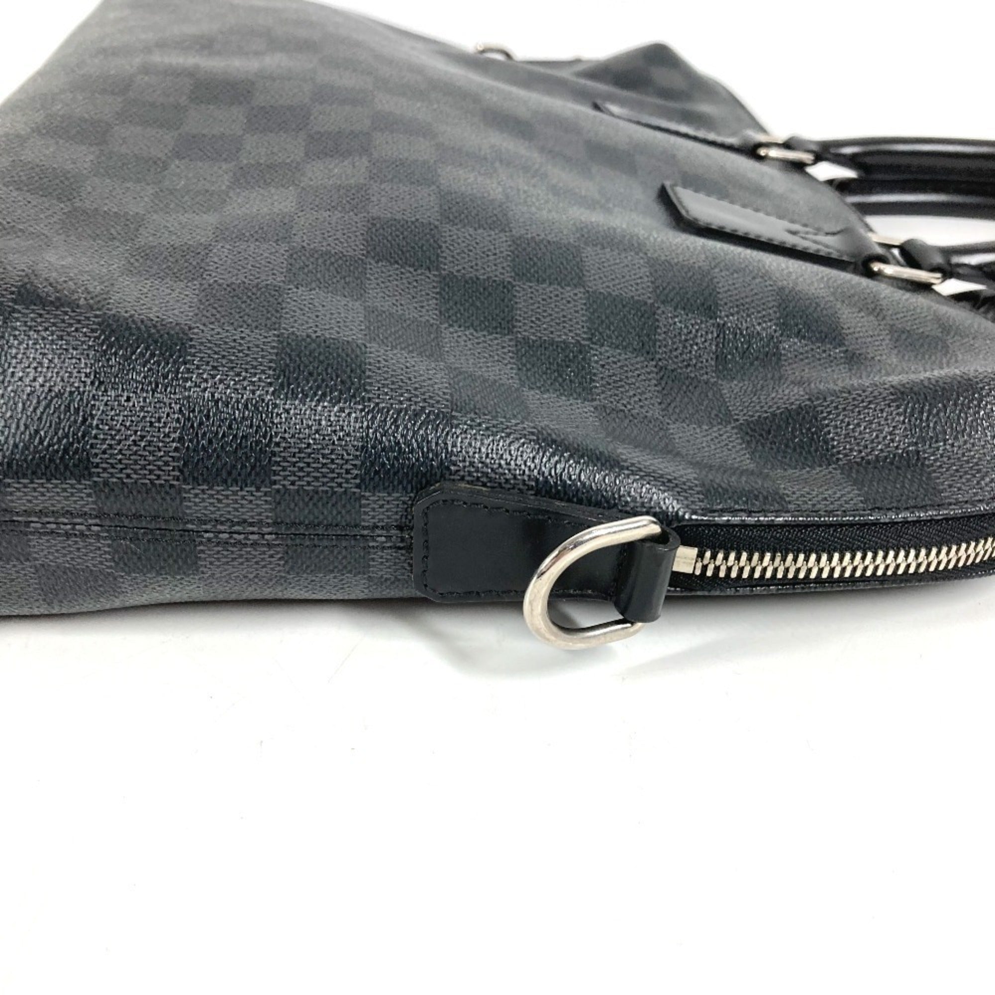 Louis Vuitton Black Damier Graphite Briefcase Handbag (Pre-Owned)
