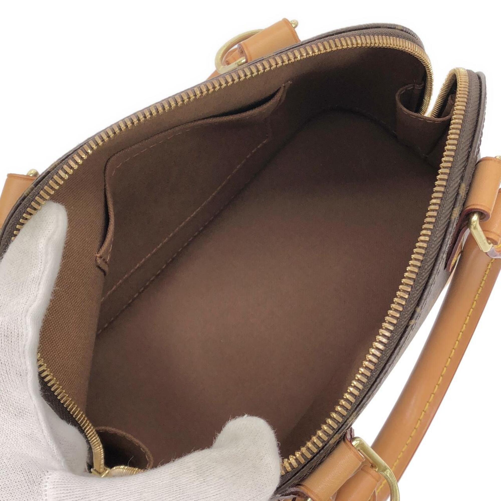 Louis Vuitton Brown Coated Canvas Handbag (Pre-Owned)