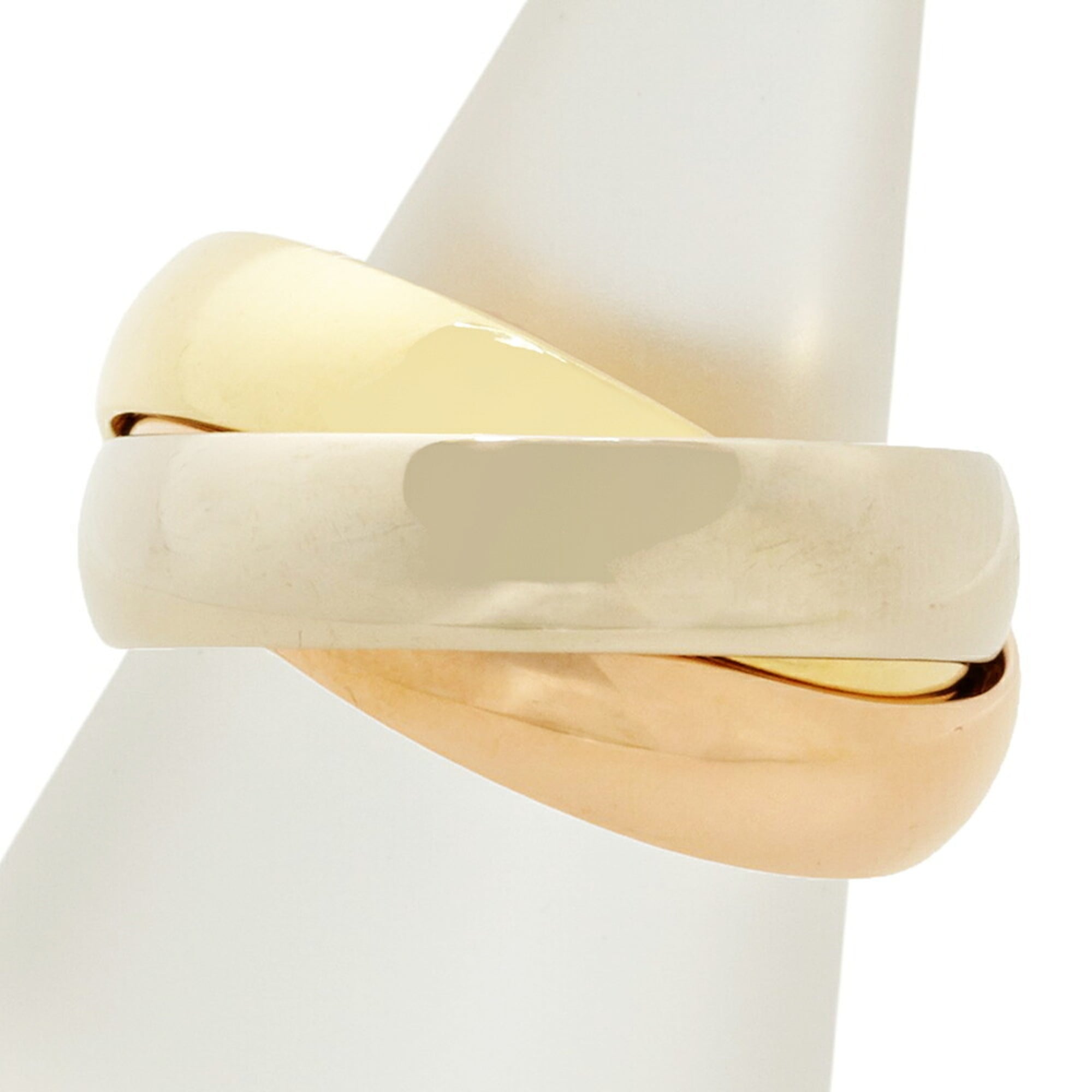 Cartier Pink Gold White Gold Yellow Gold Yellow Gold (18K) Pink Gold (18K) White Gold (18K) Band Ring (Pre-Owned)