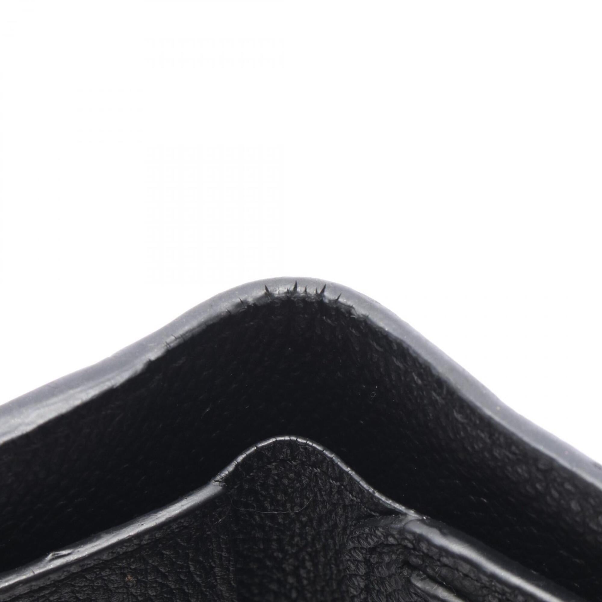 Louis Vuitton Black Noir Monogram Empreinte Leather Wallet (Tri-Fold) (Pre-Owned)