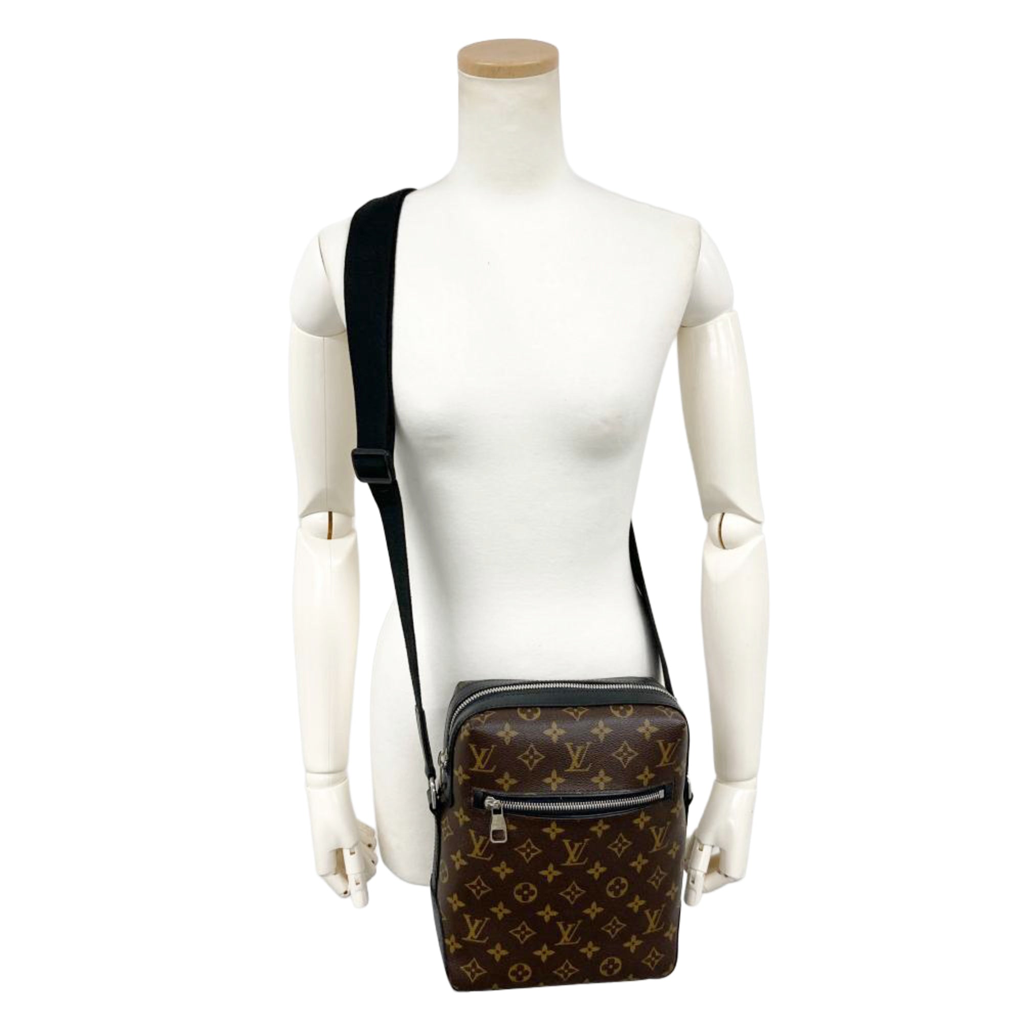 Louis Vuitton Brown Monogram Macassar Shoulder Bag (Pre-Owned)