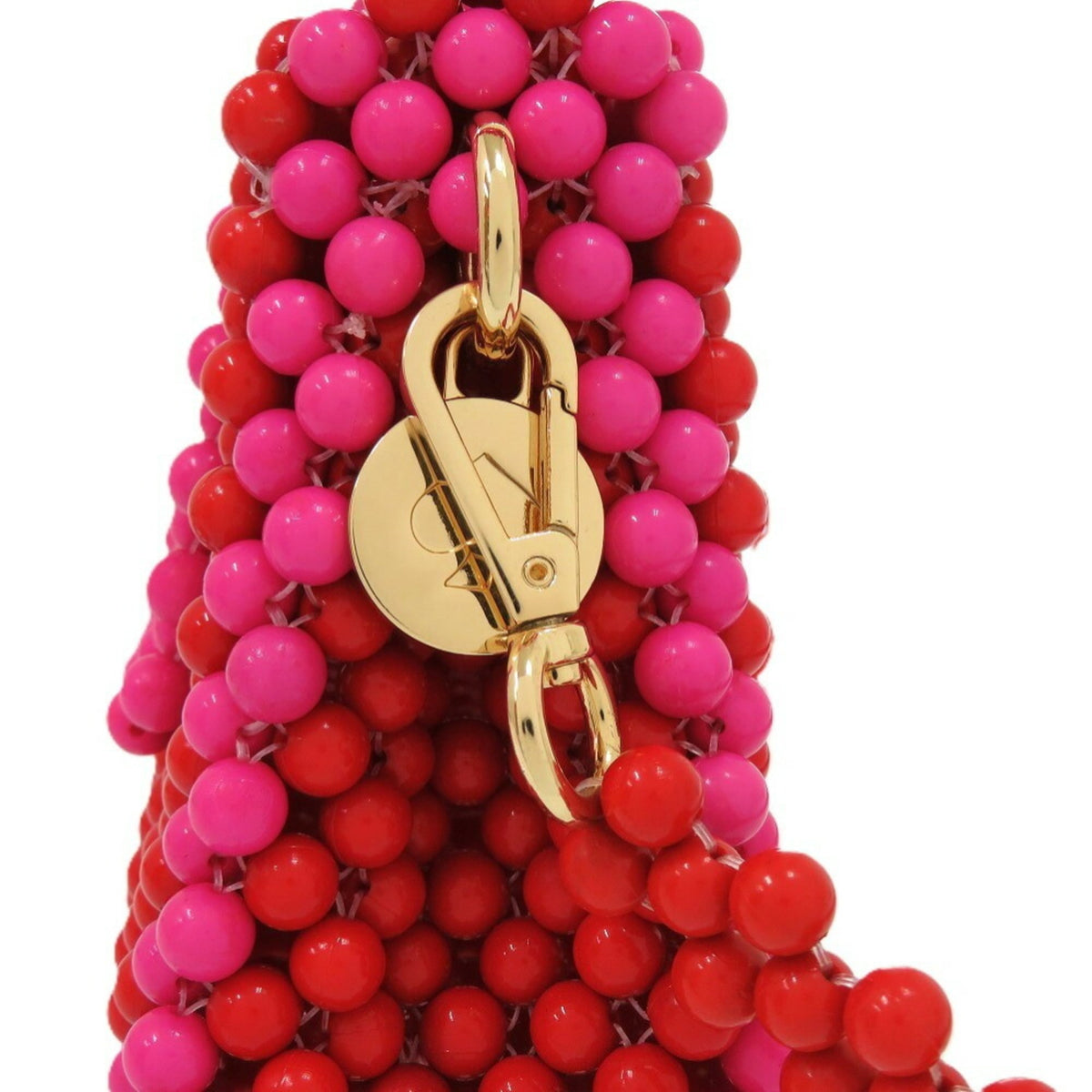 Kate Spade Pink Red Color Beads Shoulder Bag (Pre-Owned)