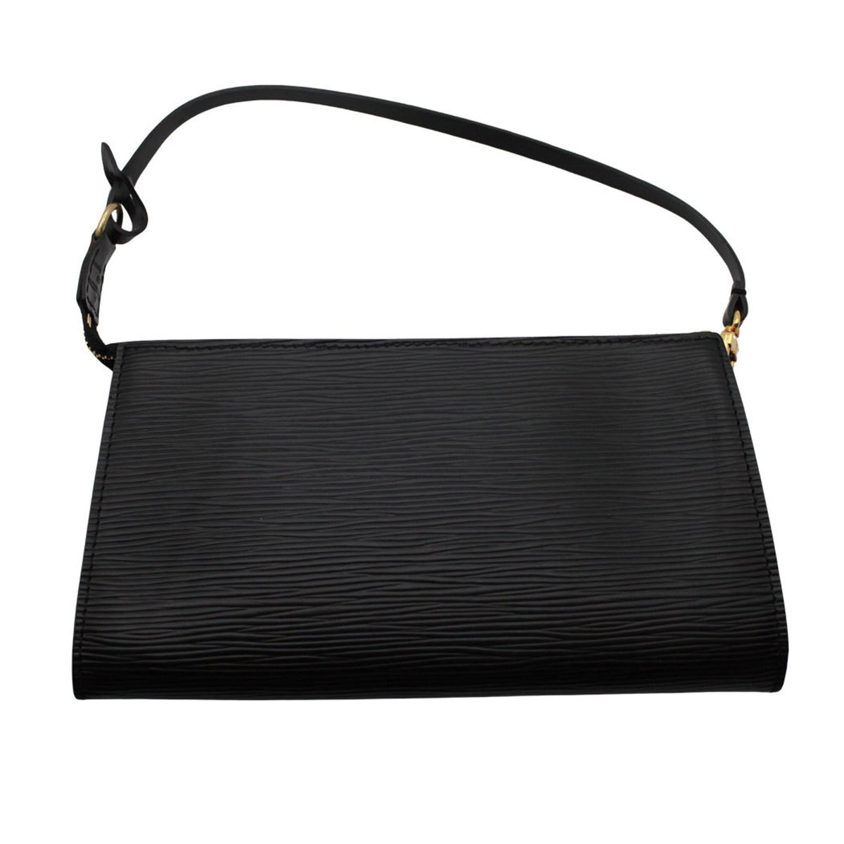 Louis Vuitton Black Noir Epi Leather Handbag Pochette Pouch (Pre-Owned)