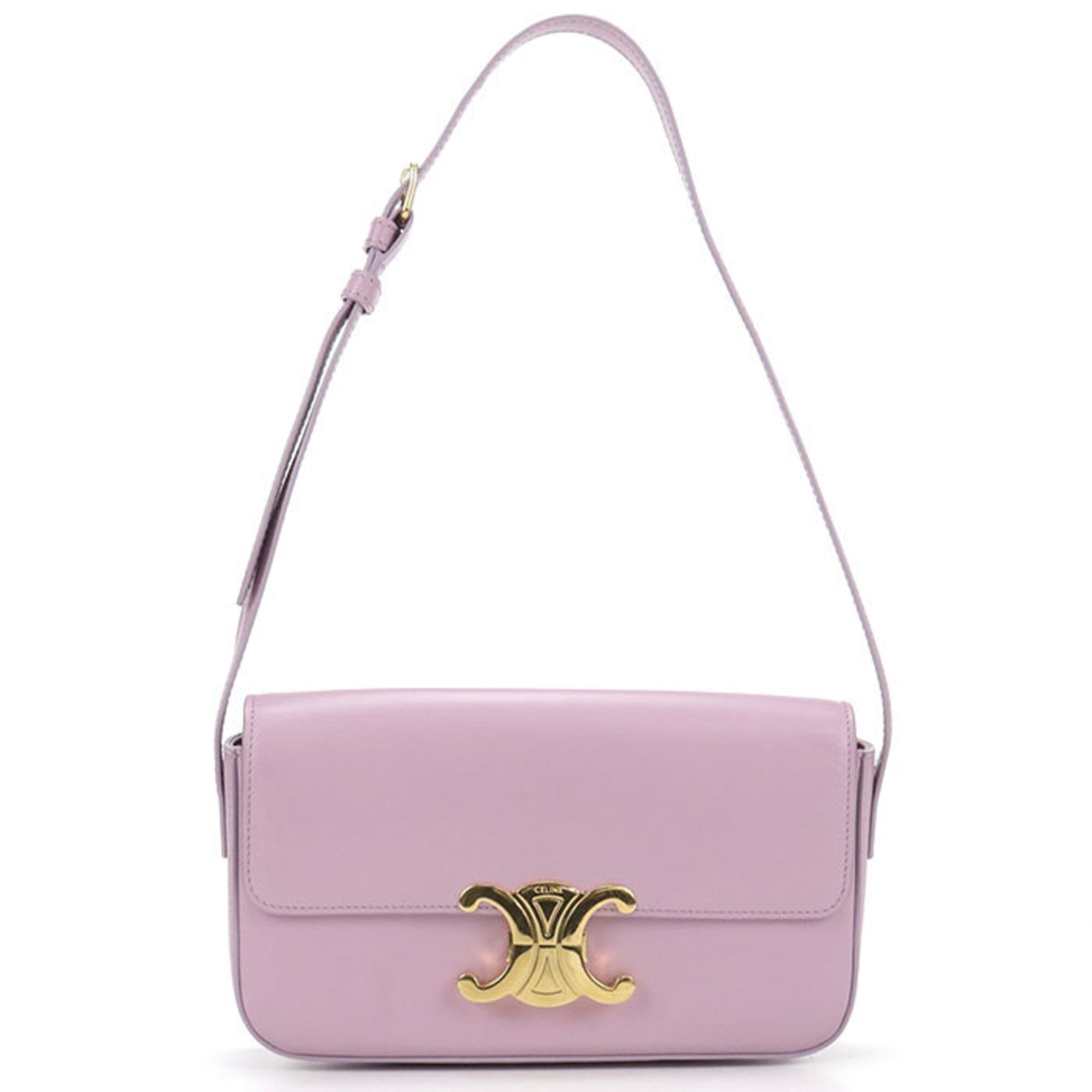 Celine Pink Leather Shoulder Bag (Pre-Owned)