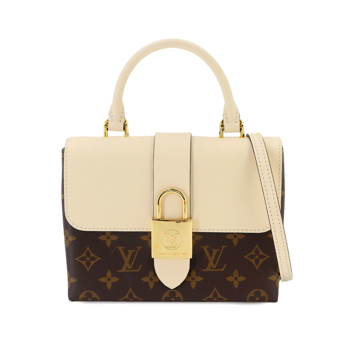 Louis Vuitton Monogram Monogram Canvas Leather Handbag (Pre-Owned)