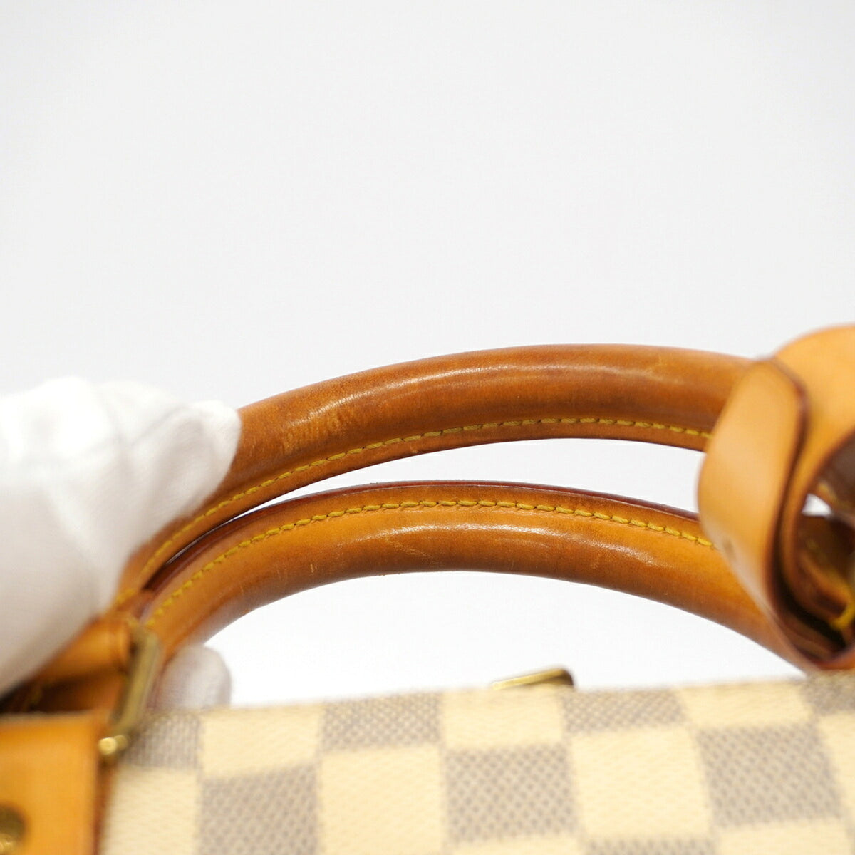 Louis Vuitton White Boston Bag (Pre-Owned)