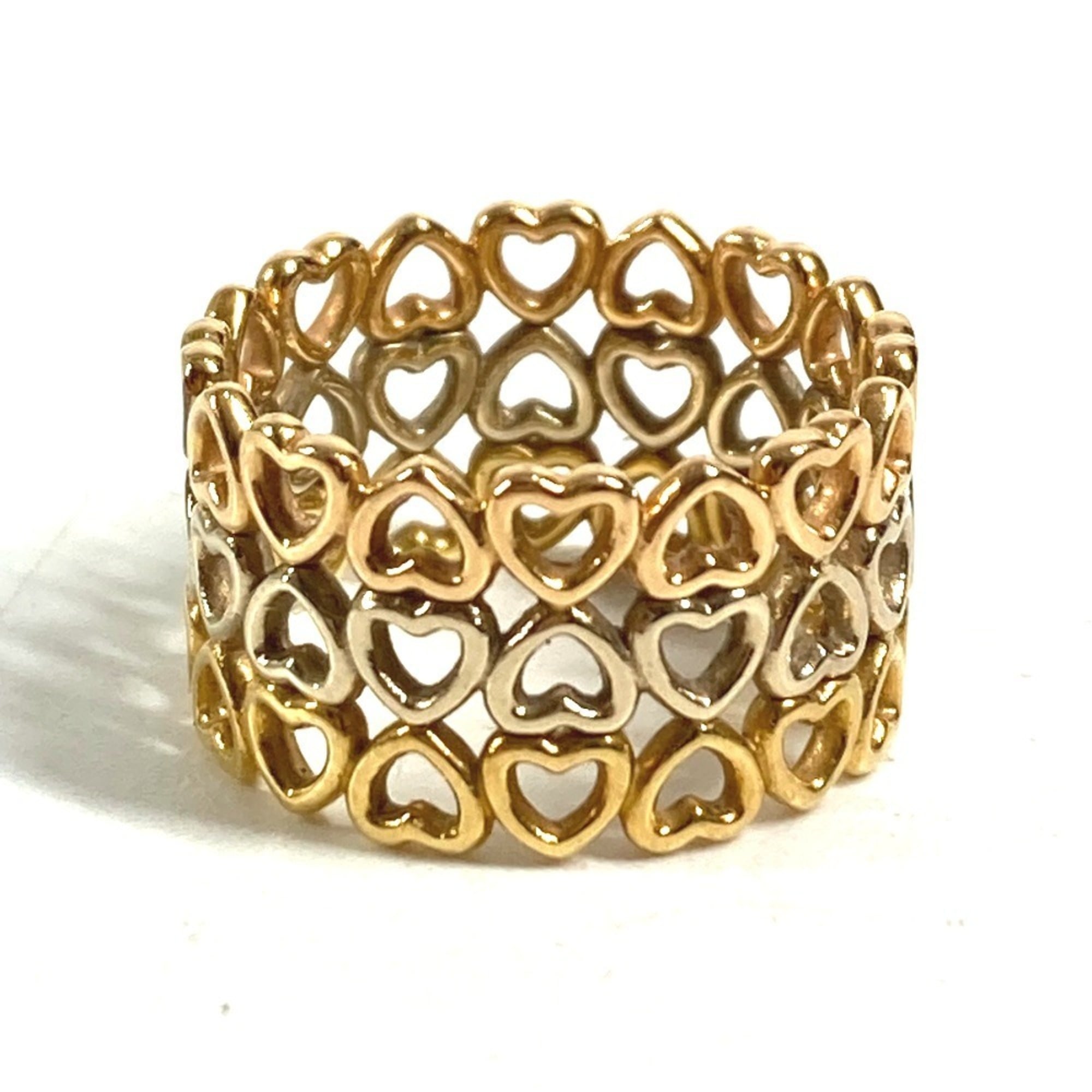 Tiffany Gold Silver Pink Gold Gold (18K) Band Ring (Pre-Owned)
