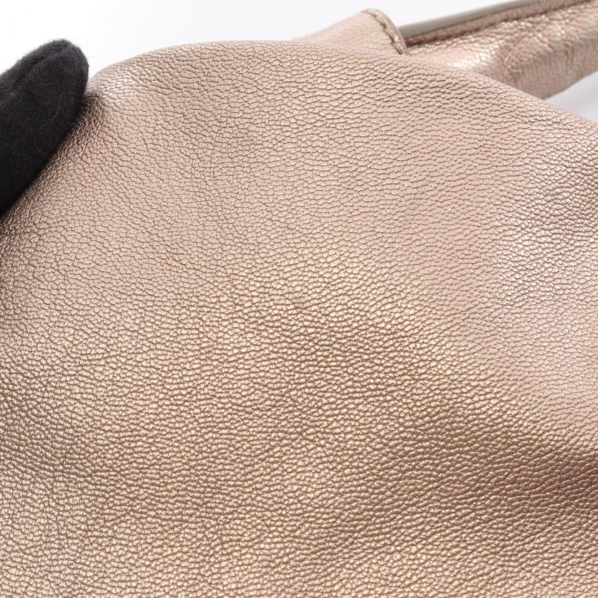 Salvatore Ferragamo Gold Leather Handbag Shoulder Bag (Pre-Owned)