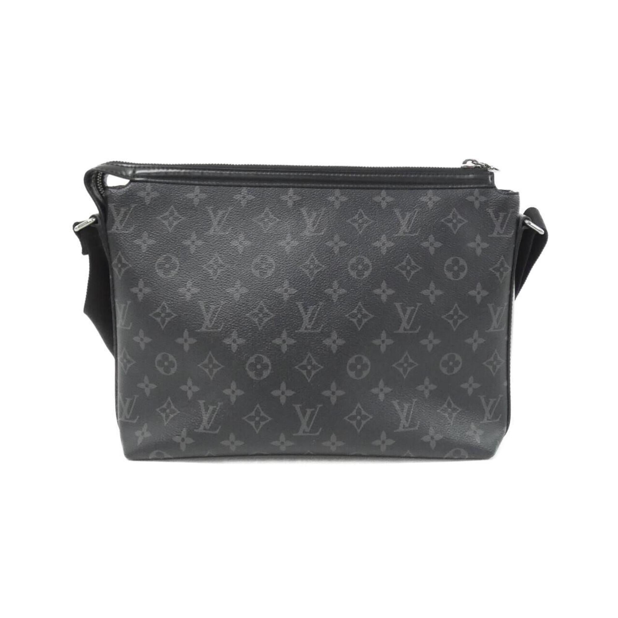 Louis Vuitton Black Coated Canvas Shoulder Bag (Pre-Owned)