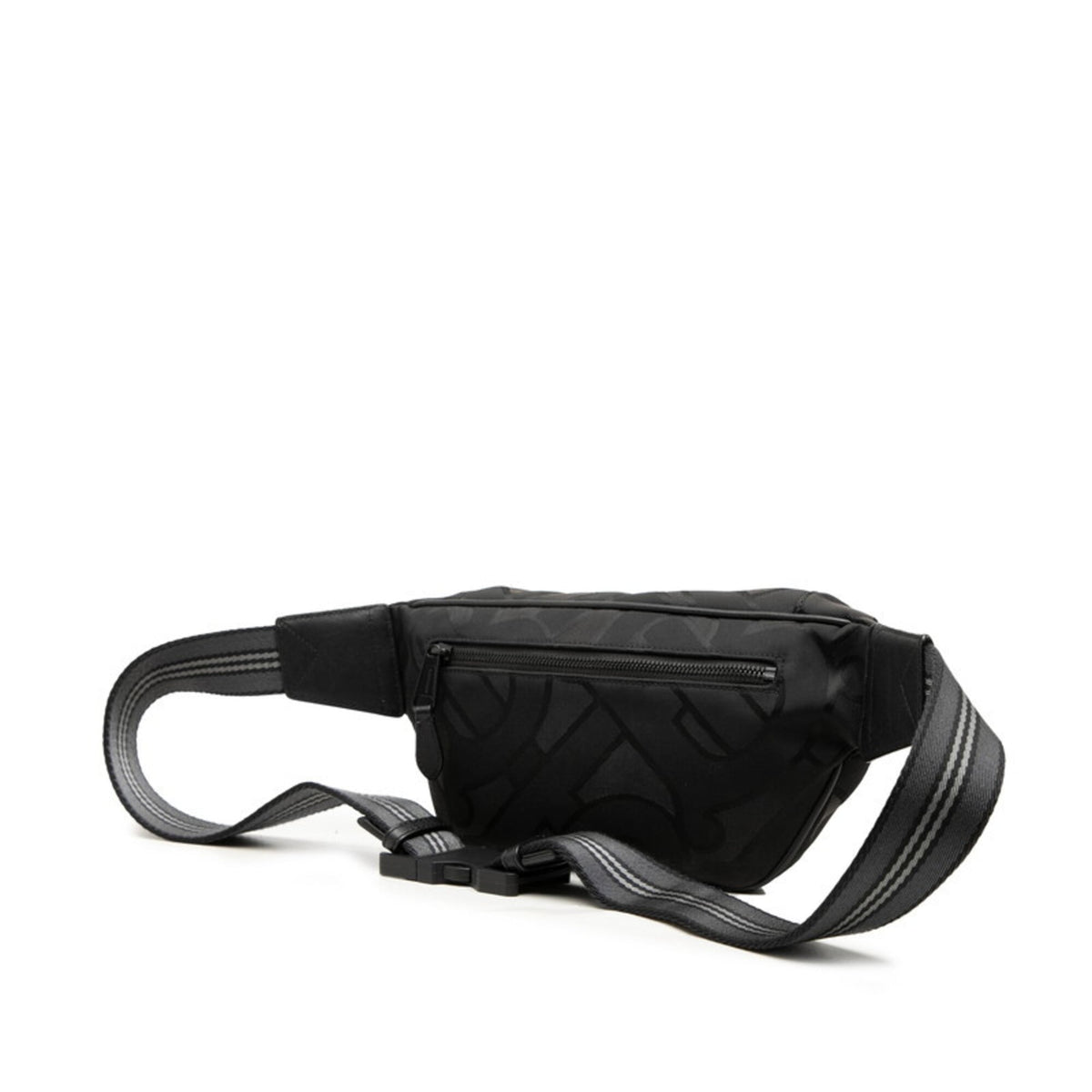 Burberry Black Nylon Leather Fanny Pack (Pre-Owned)