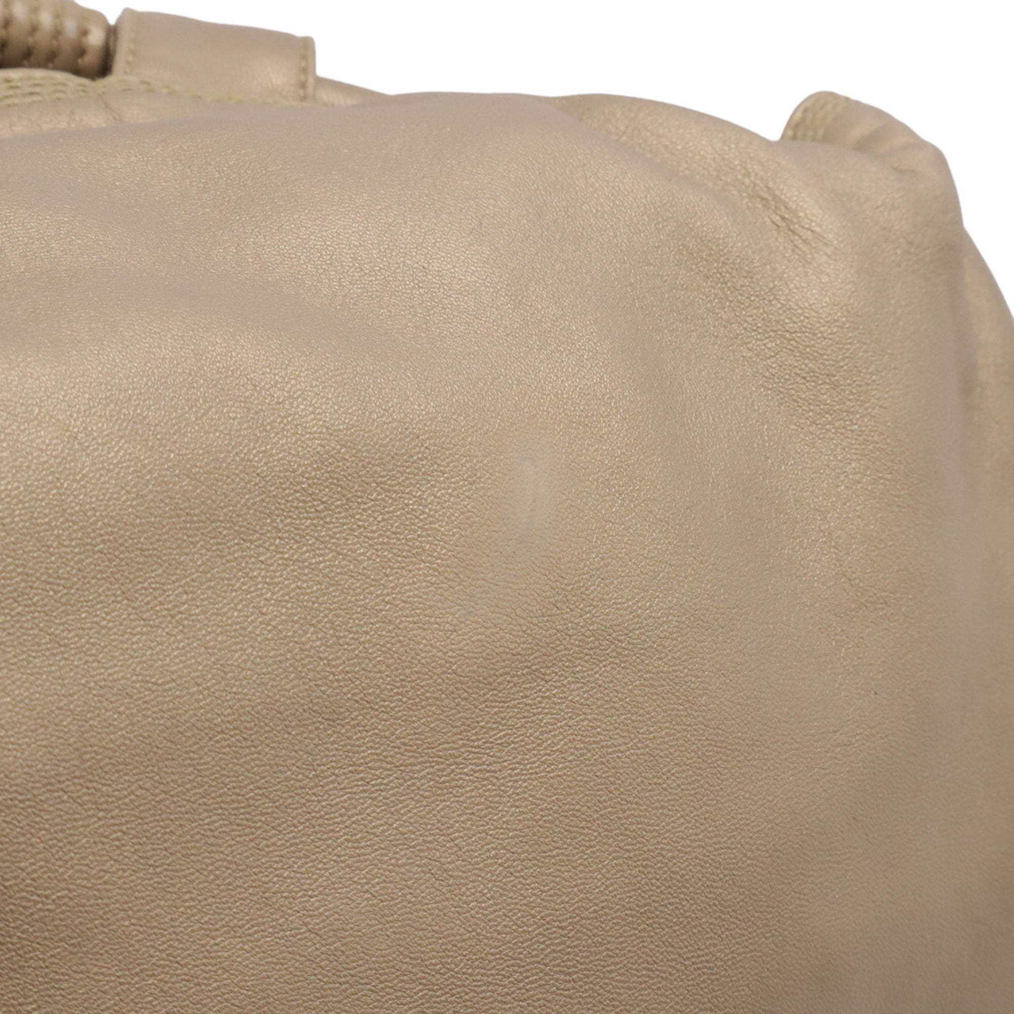 Loewe Nappa Aire Champagne Gold Nappa Leather Handbag (Pre-Owned)