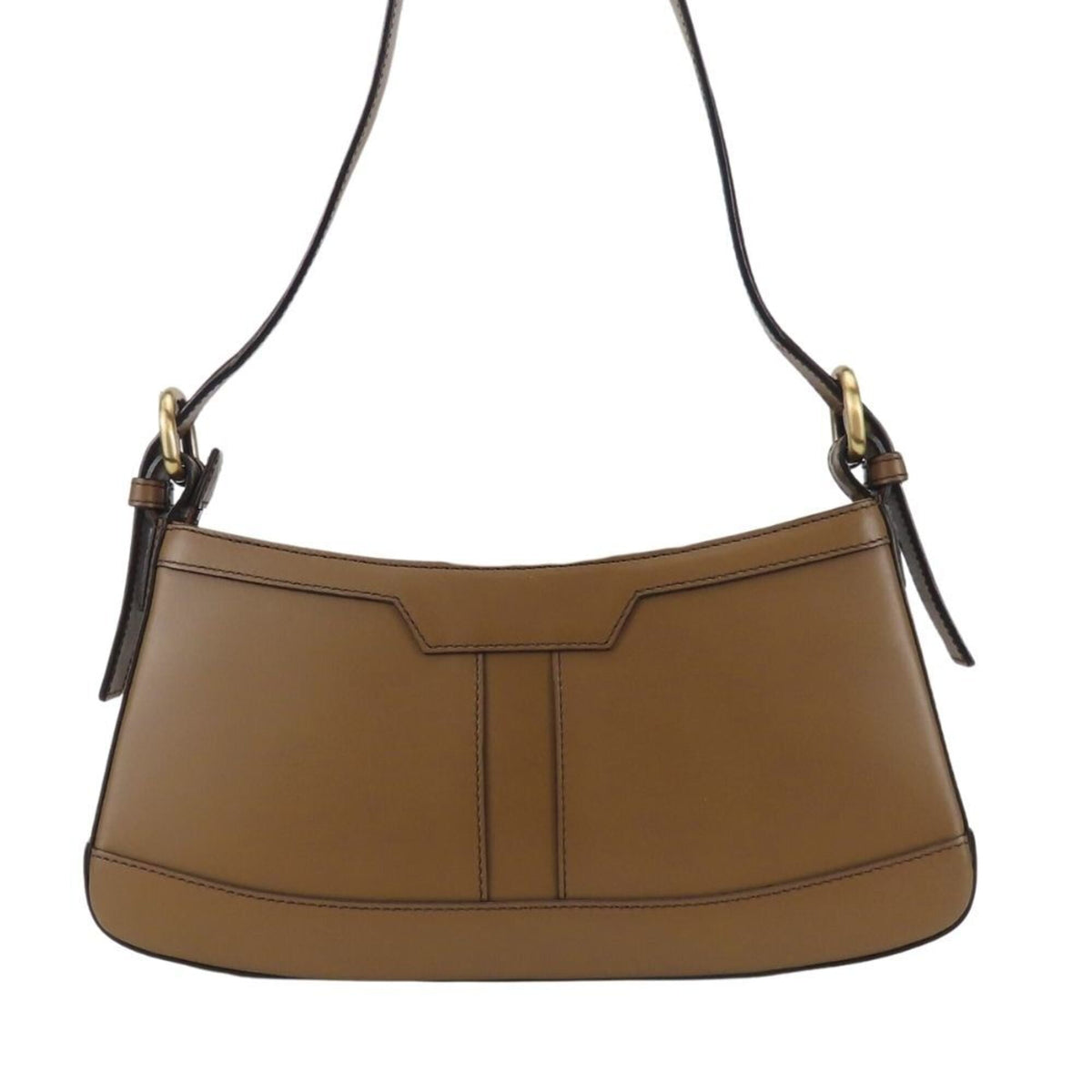 Burberry Brown Leather Shoulder Bag (Pre-Owned)