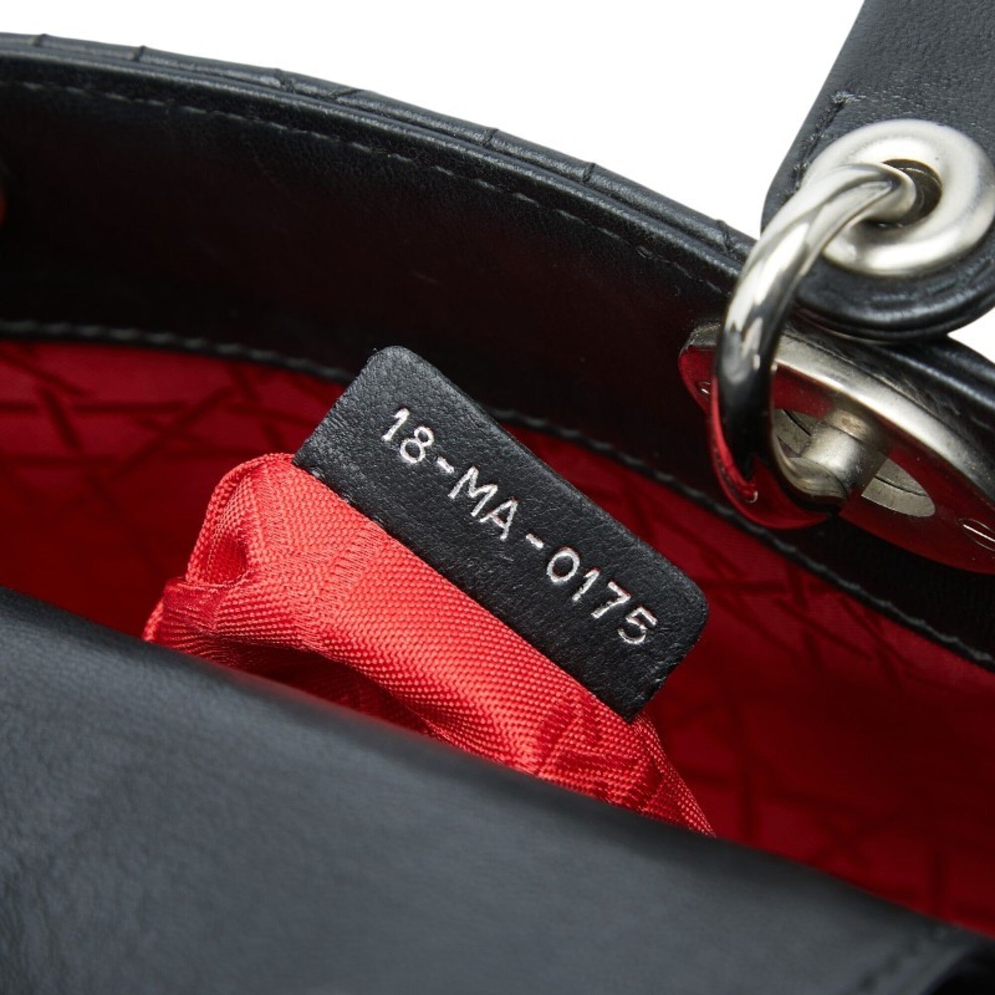 Christian Dior Black Leather Handbag Shoulder Bag (Pre-Owned)