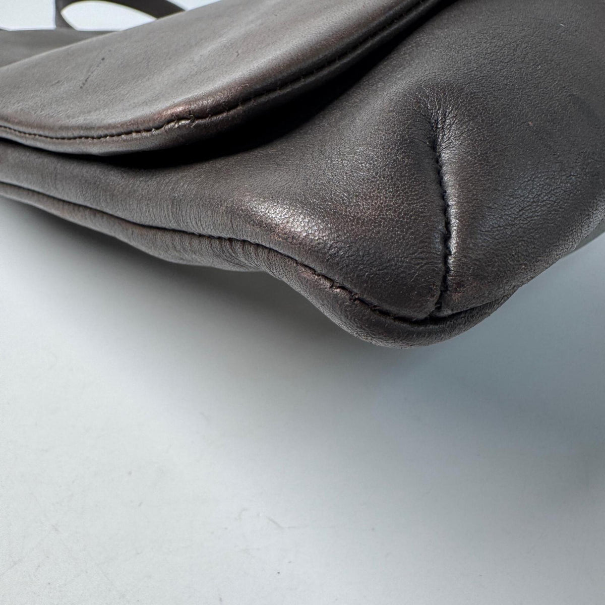 Coach Dark Brown Leather Shoulder Bag (Pre-Owned)