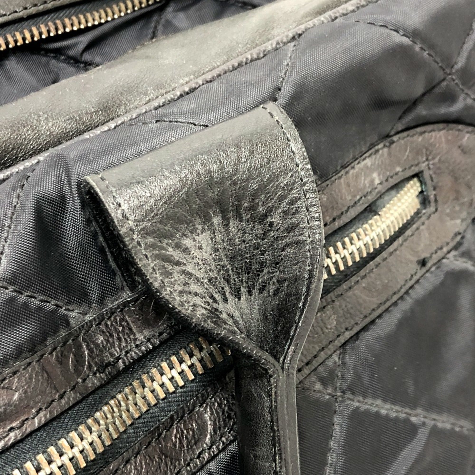 Dolce & Gabbana Black Nylon Boston Bag (Pre-Owned)