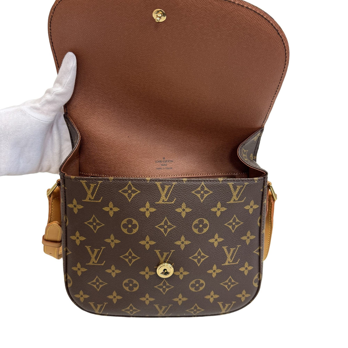 Louis Vuitton Brown Galle Monogram Monogram Crossbody Bag Pochette Shoulder Bag (Pre-Owned)