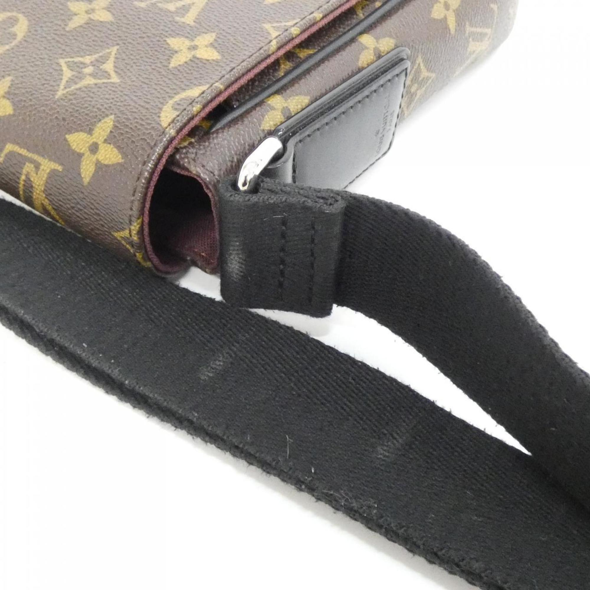 Louis Vuitton Monogram Macassar Marron Coated Canvas Shoulder Bag (Pre-Owned)