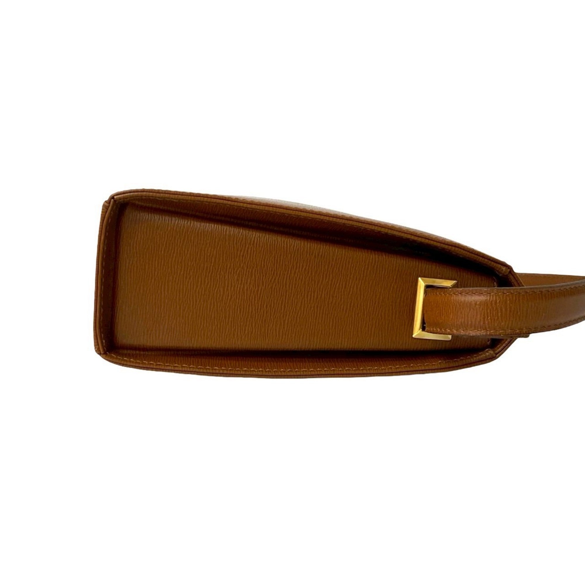 Christian Dior Brown Leather Pochette Shoulder Bag (Pre-Owned)