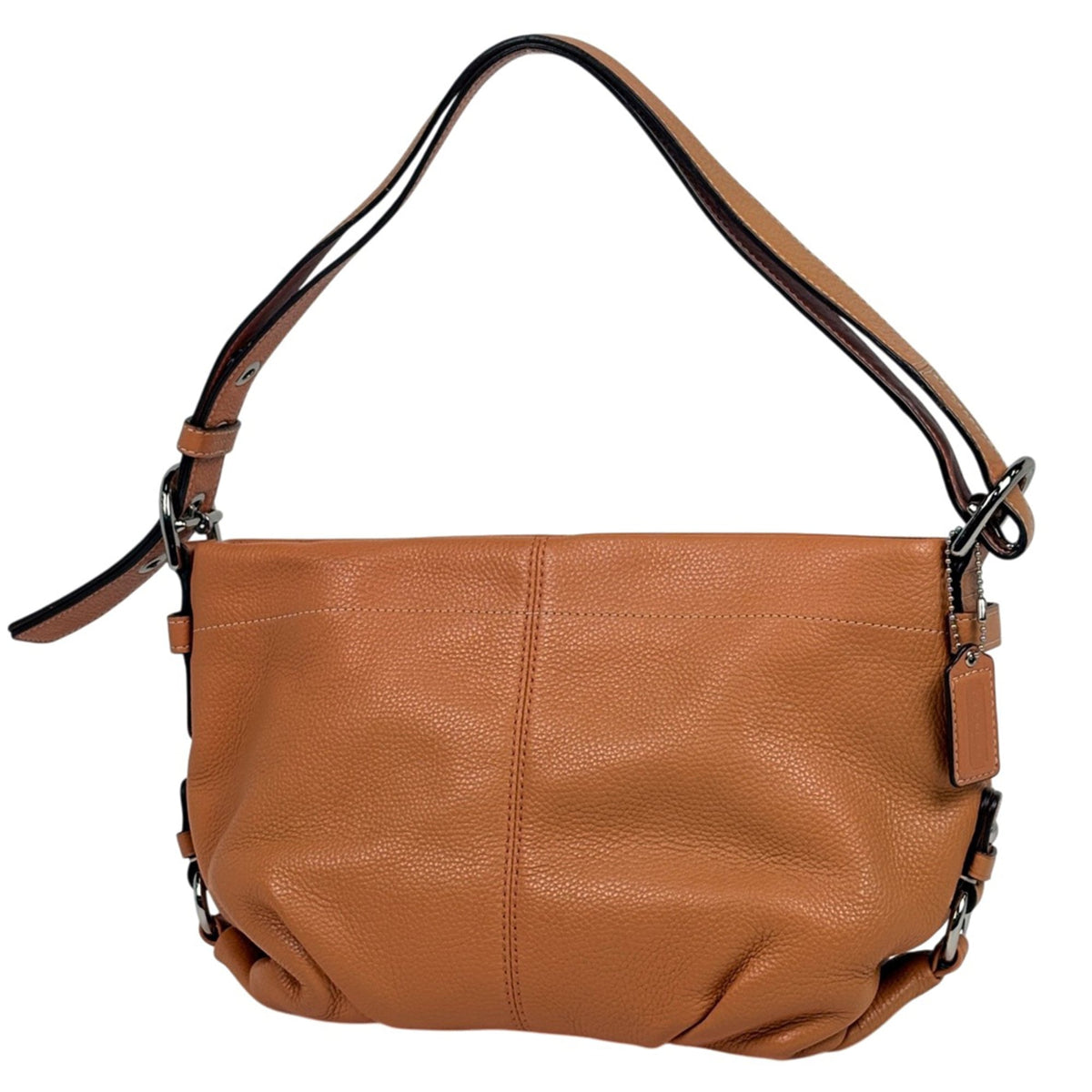 Coach Orange Leather Shoulder Bag (Pre-Owned)