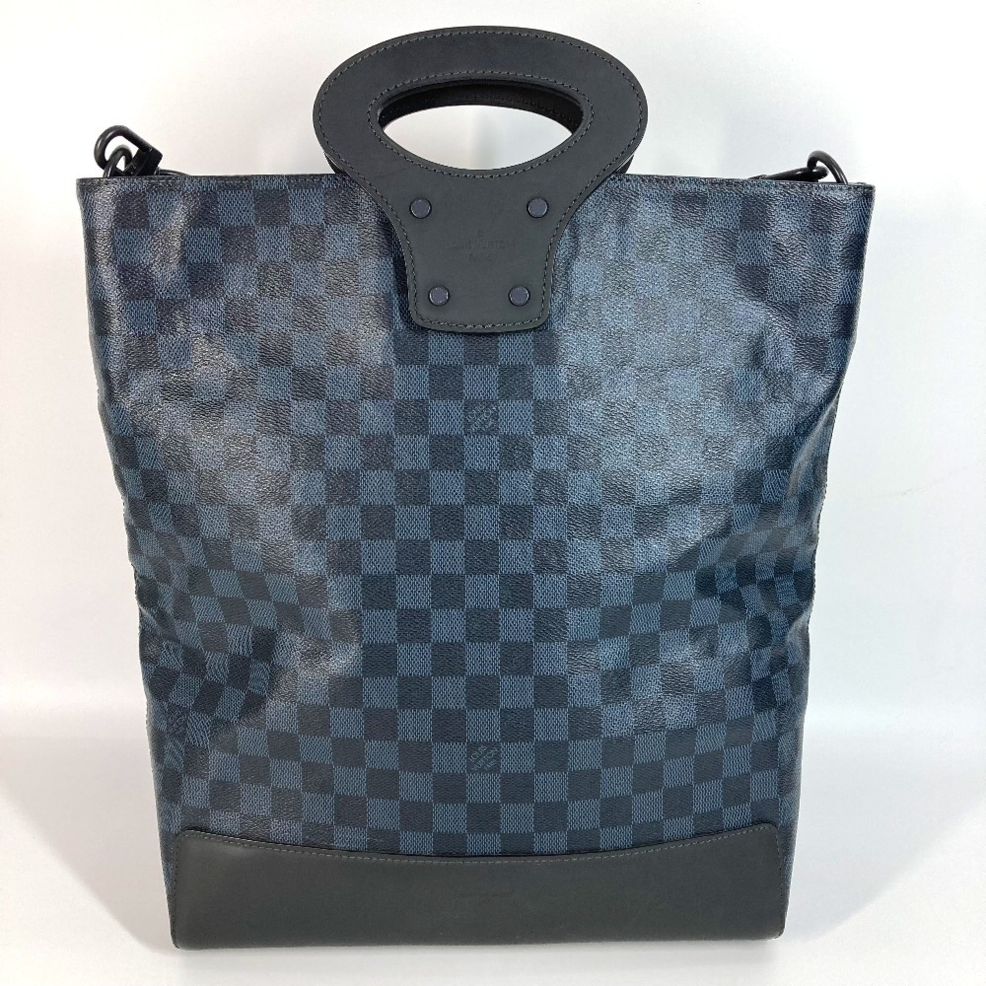 Louis Vuitton Damier Cobalt Navy Handbag Shoulder Bag (Pre-Owned)