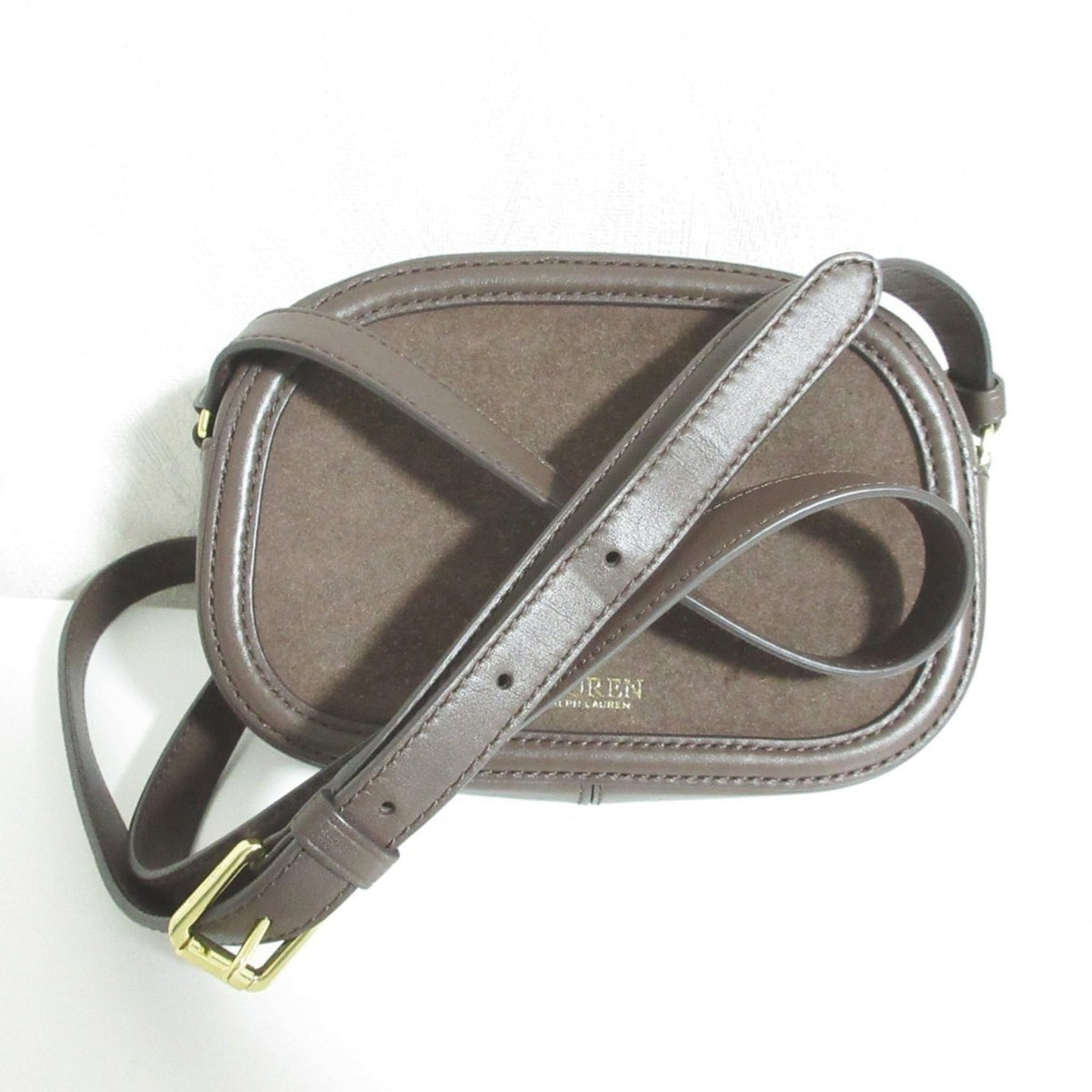 Ralph Lauren Brown Suede Shoulder Bag (Pre-Owned)