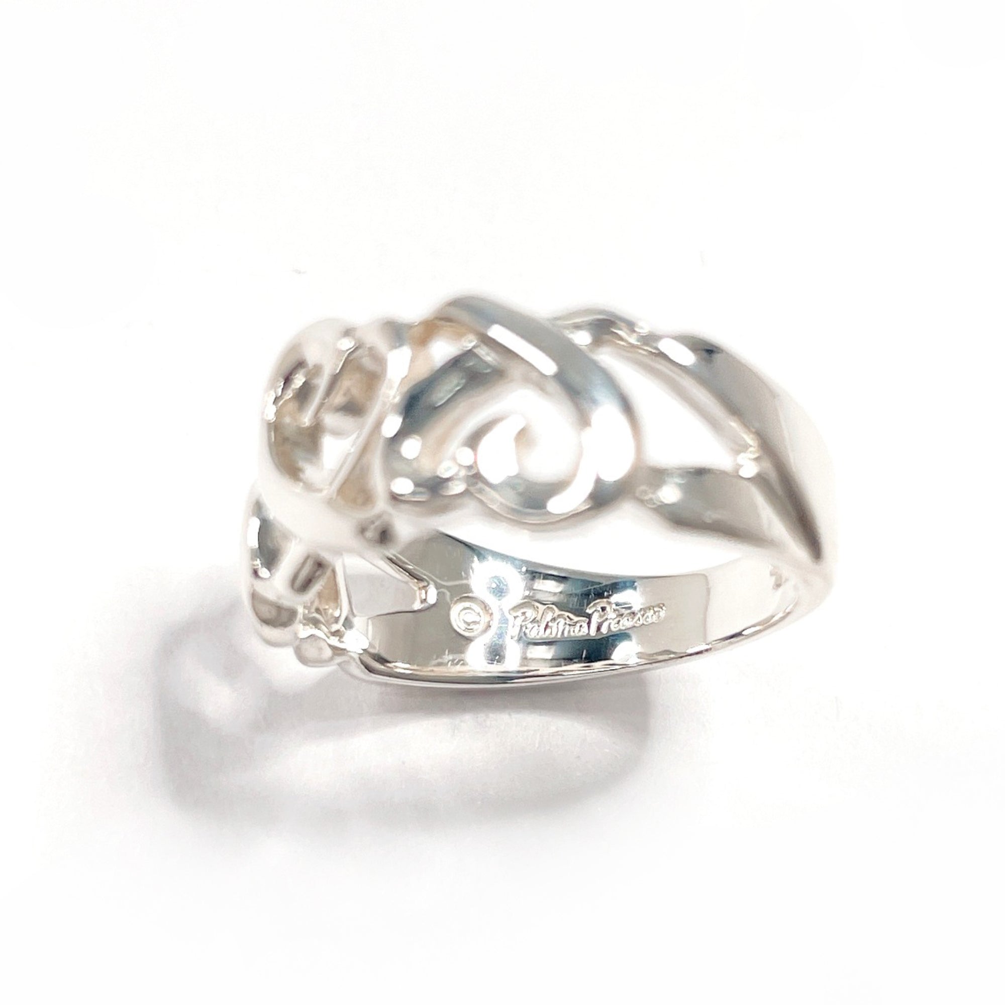 Tiffany Silver Silver 925 Band Ring (Pre-Owned)