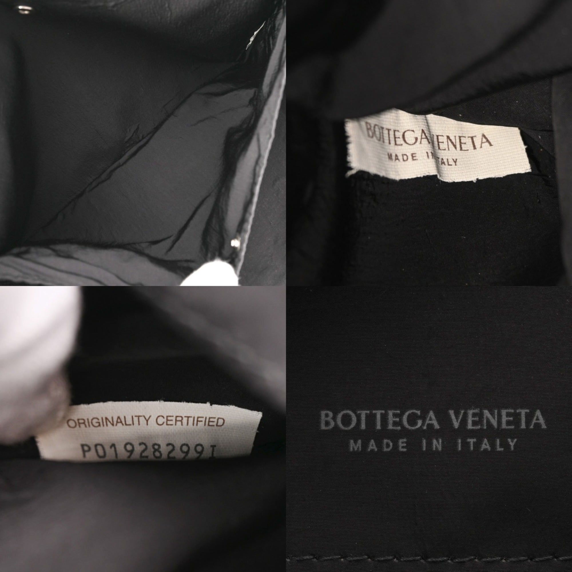 Bottega Veneta Black Leather Clutch Bag (Pre-Owned)