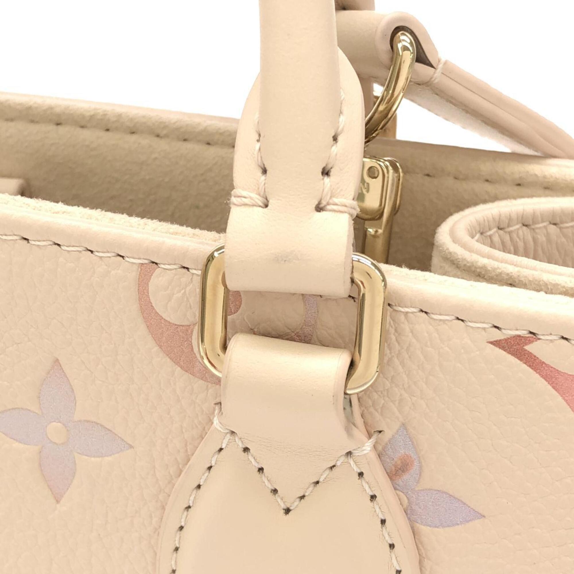 Louis Vuitton Beige Leather Handbag (Pre-Owned)