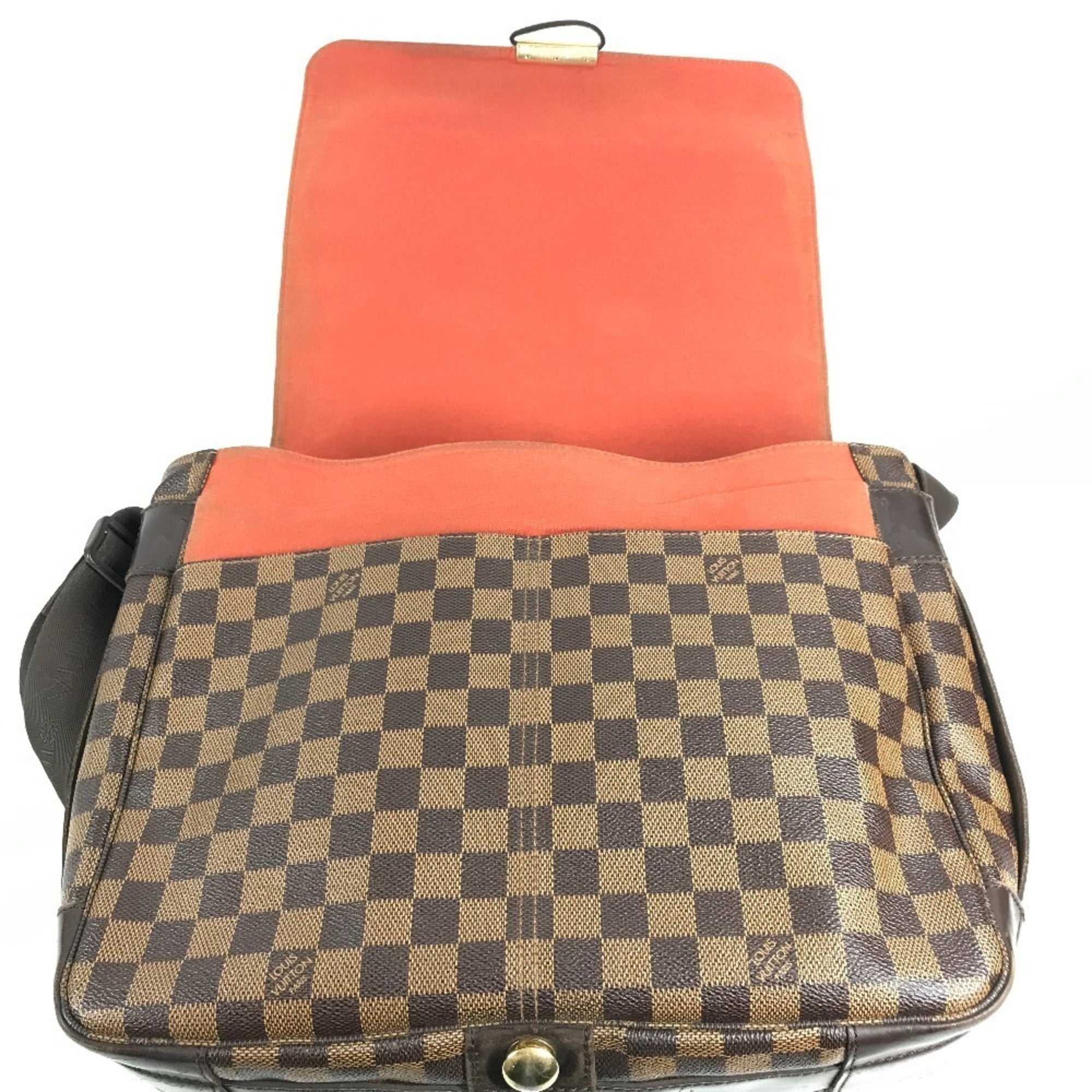 Louis Vuitton Brown Ebene Damier Canvas Handbag Shoulder Bag (Pre-Owned)