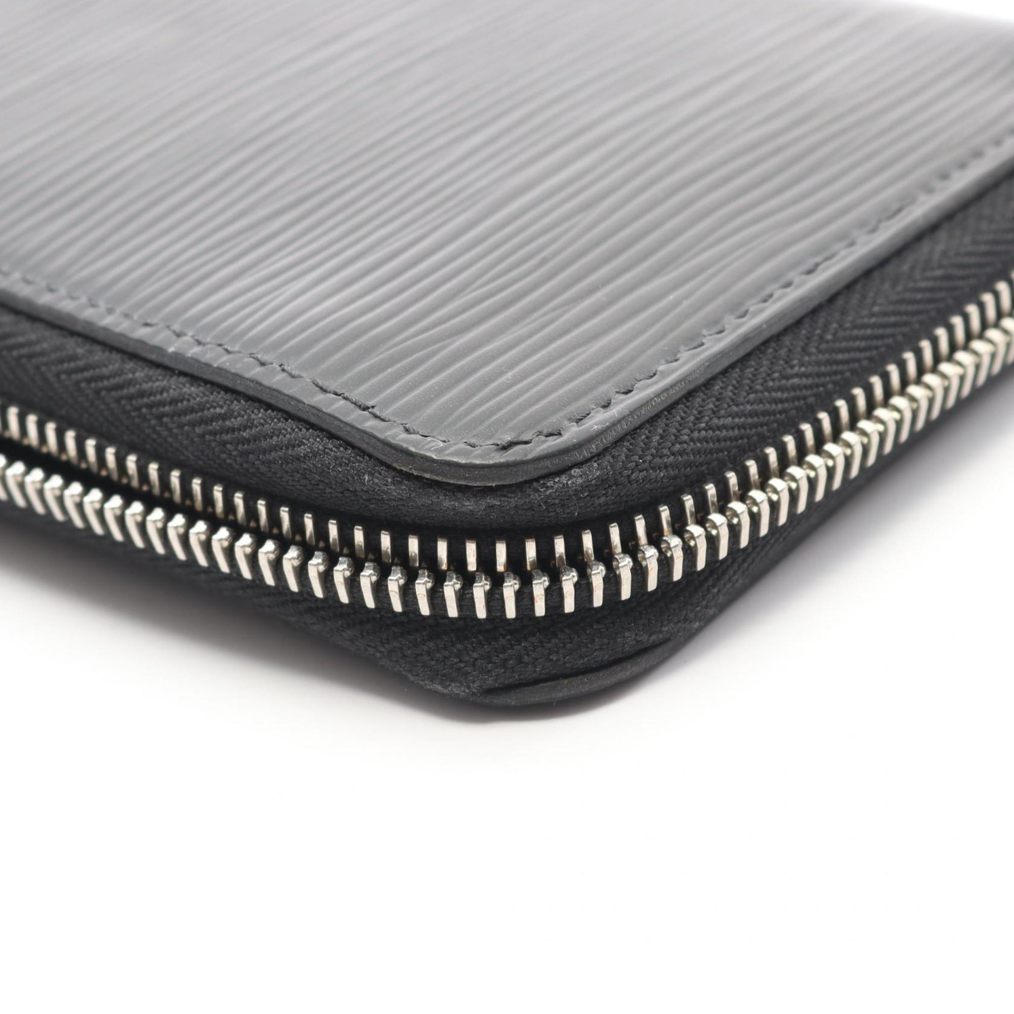 Louis Vuitton Black Noir Epi Leather Long Wallet (Bi-Fold) (Pre-Owned)