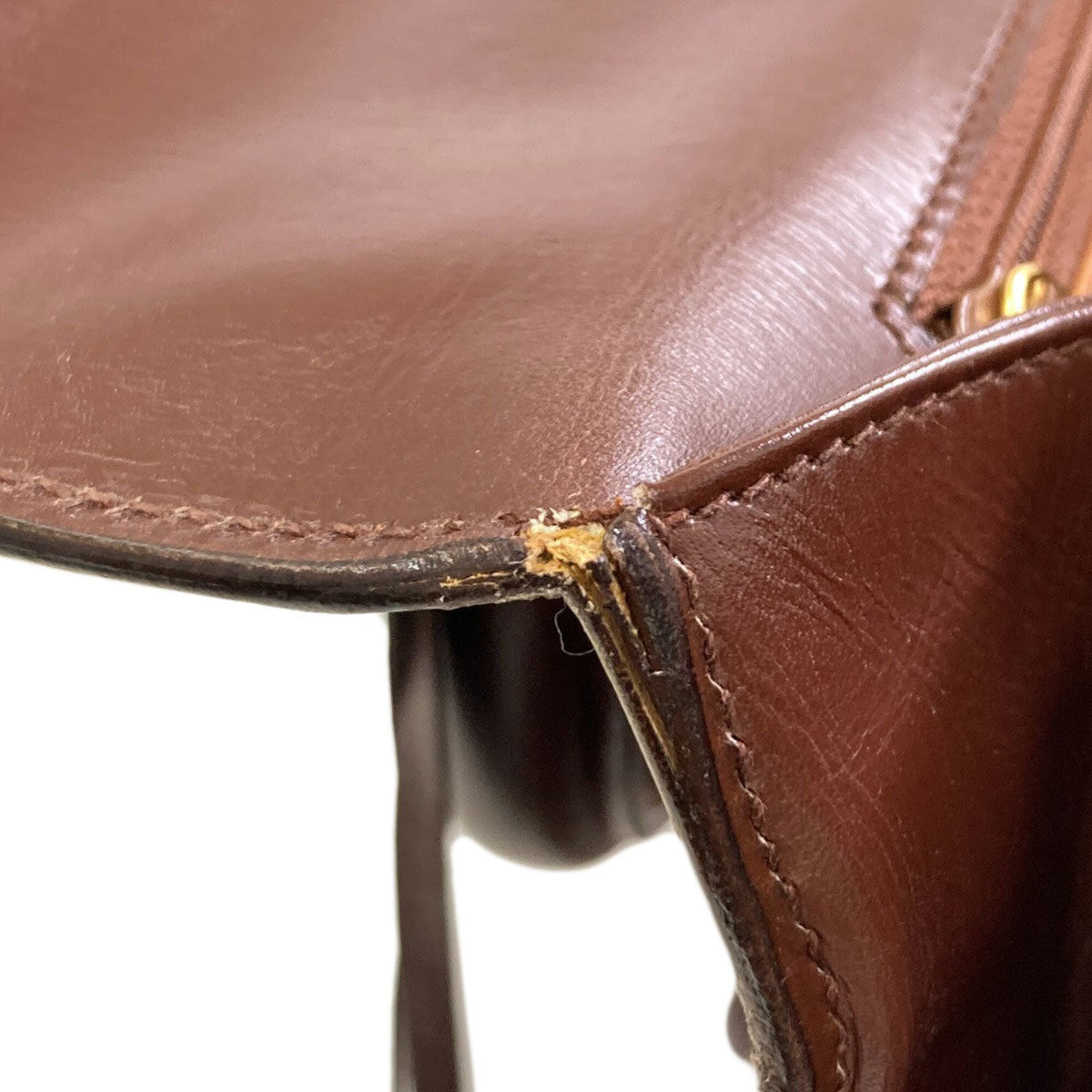 Gucci Brown Leather Handbag (Pre-Owned)
