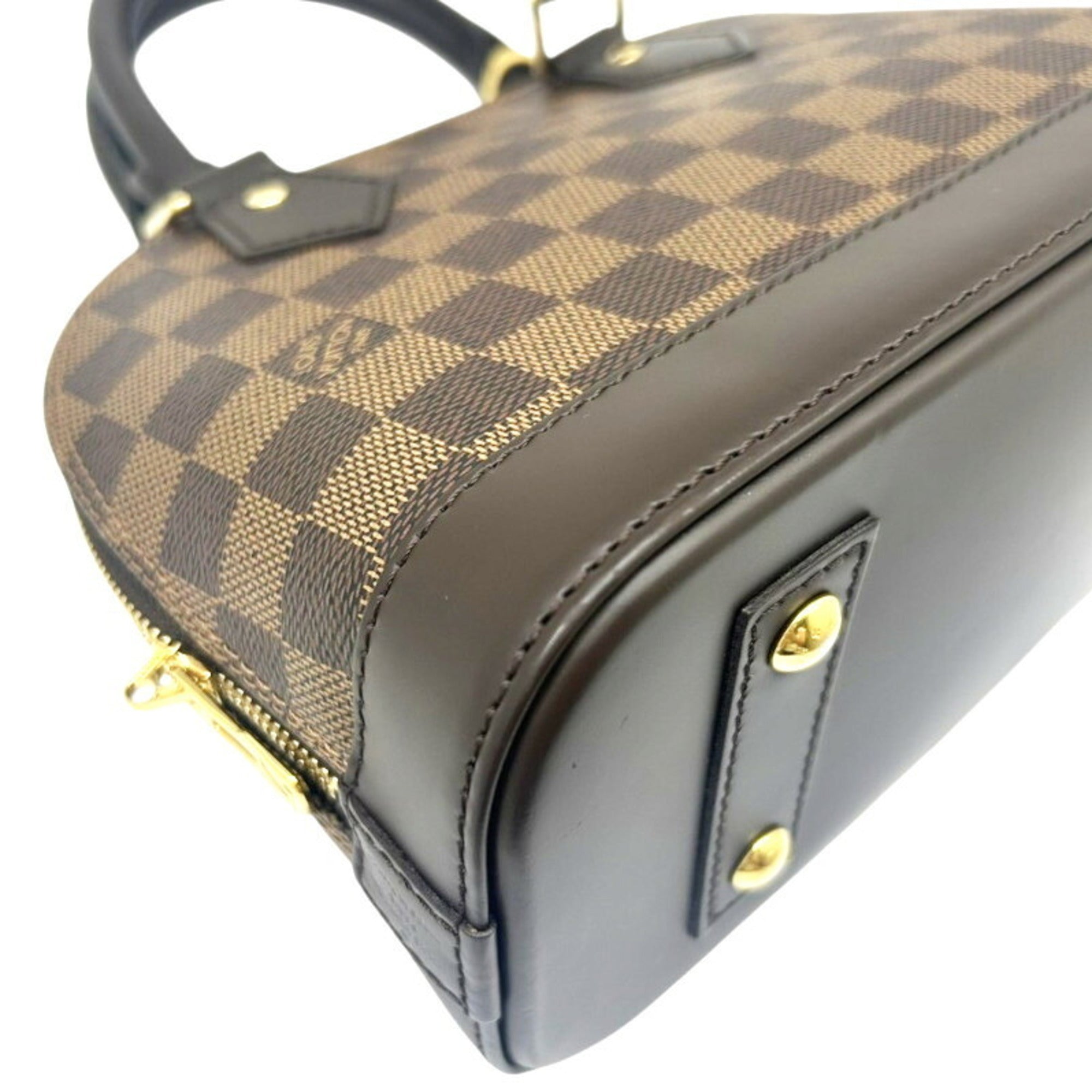 Louis Vuitton Damier Brown Damier Canvas Ebene Damier Canvas Handbag Shoulder Bag (Pre-Owned)