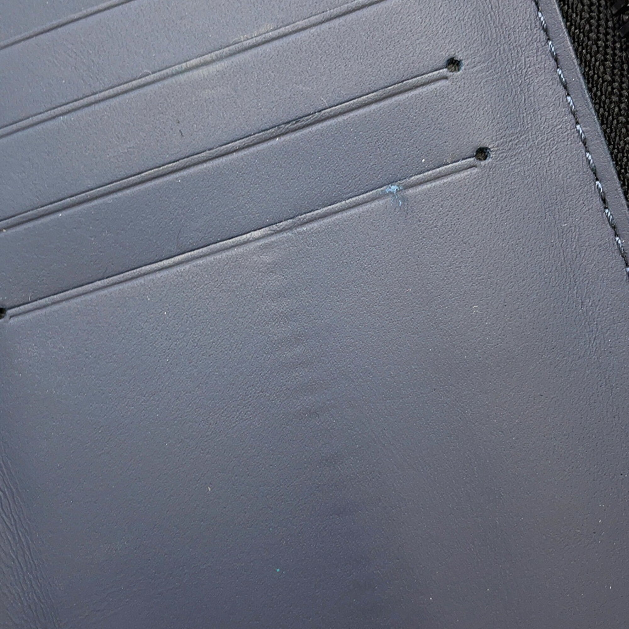 Louis Vuitton Monogram Shadow Navy Monogram Shadow Long Wallet (Bi-Fold) (Pre-Owned)