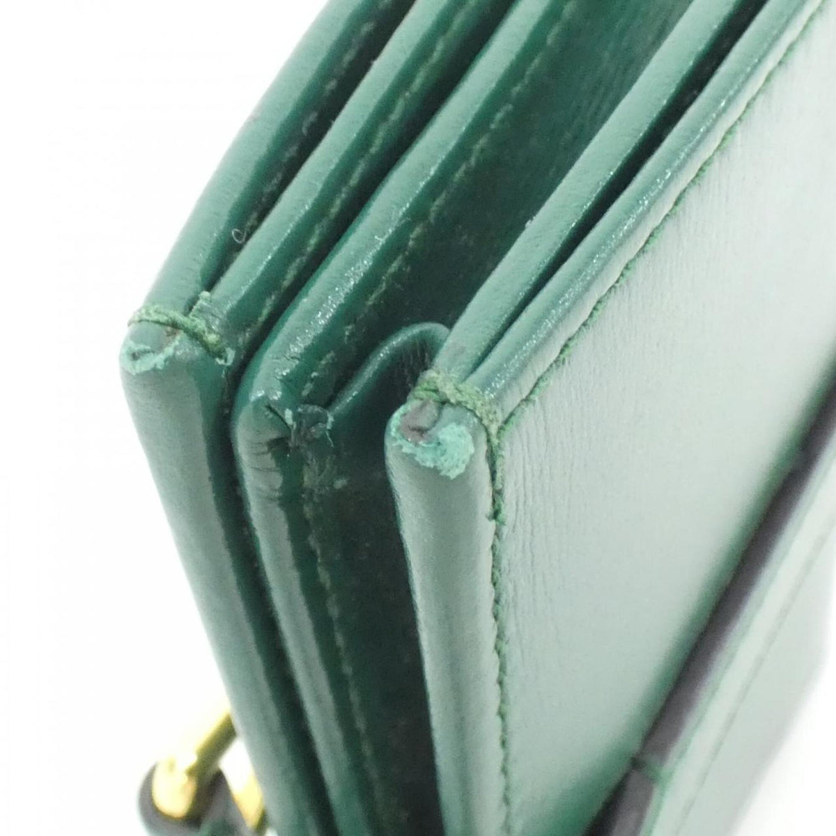 Gucci Emerald Green Leather Wallet (Bi-Fold) (Pre-Owned)
