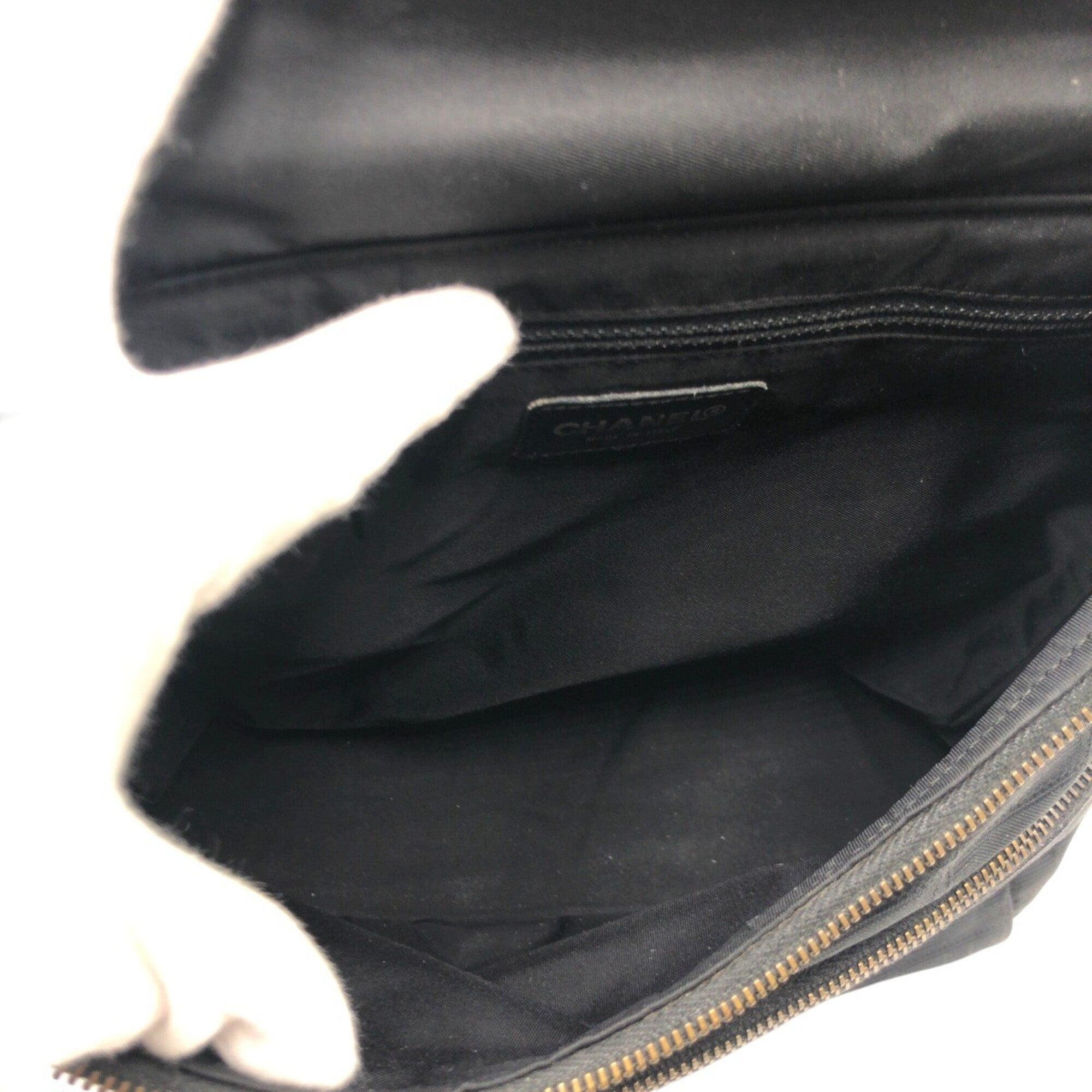Chanel Black Nylon Backpack (Pre-Owned)