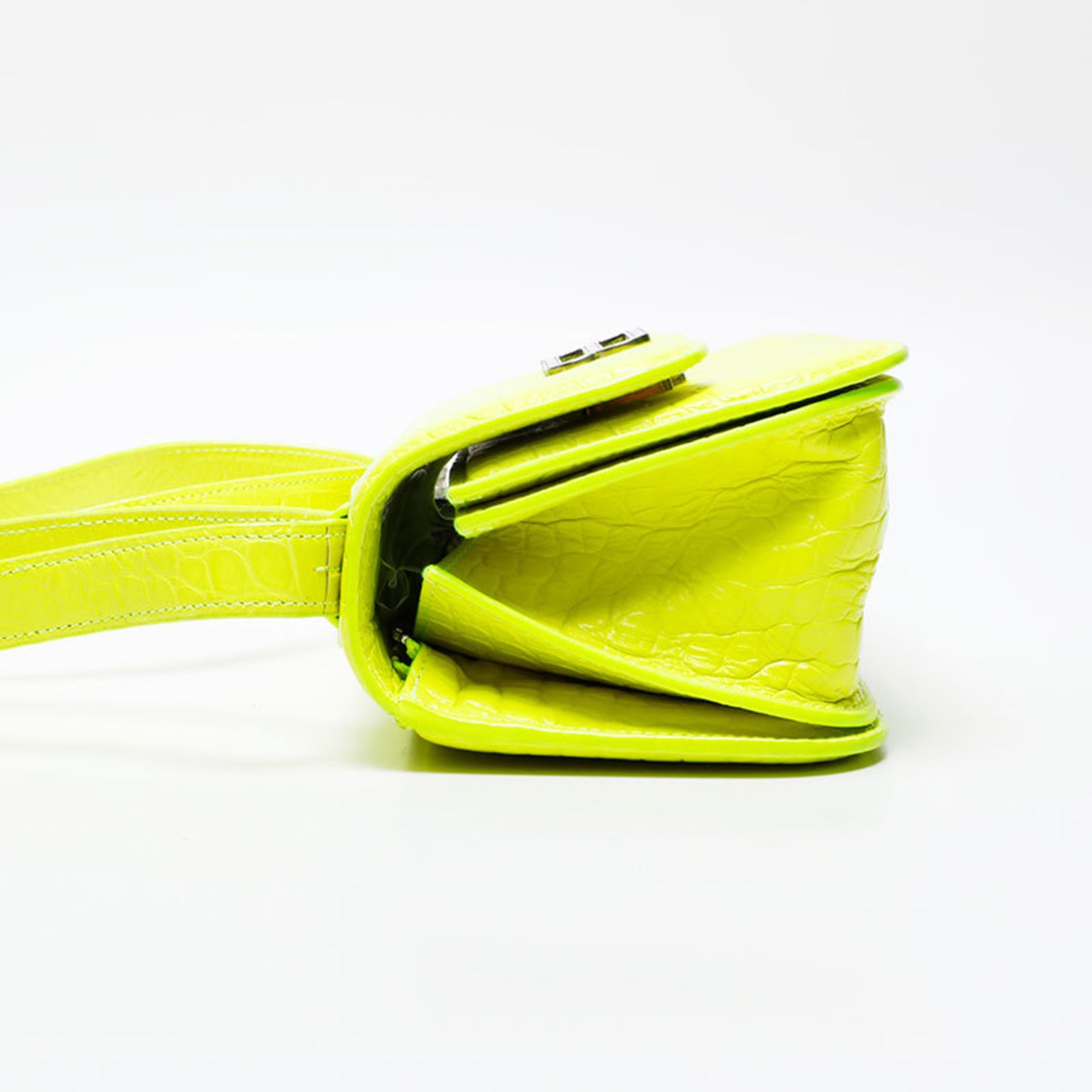 Balenciaga Yellow Leather Shoulder Bag (Pre-Owned)