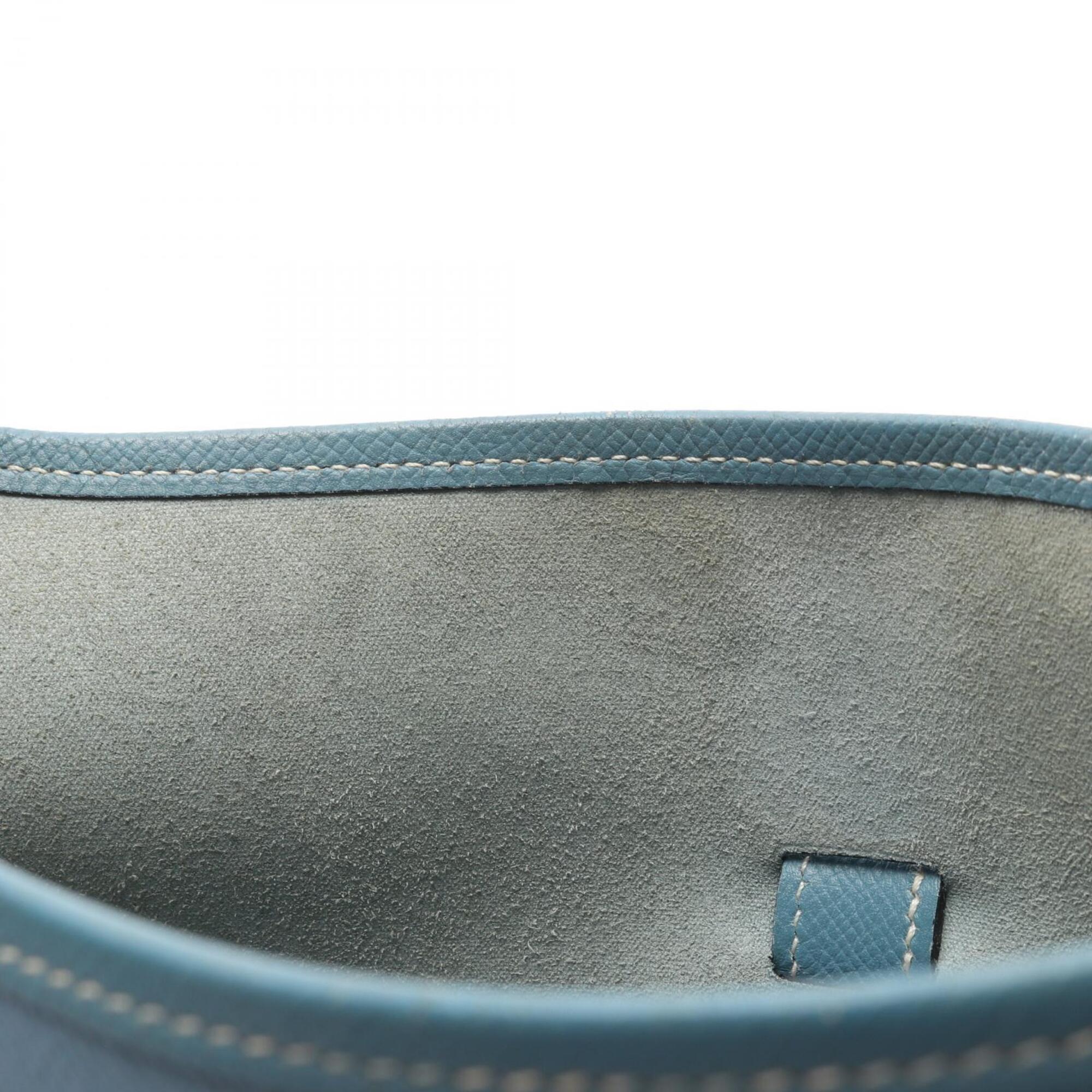 Hermes Blue Courchevel Leather Leather Handbag Shoulder Bag (Pre-Owned)
