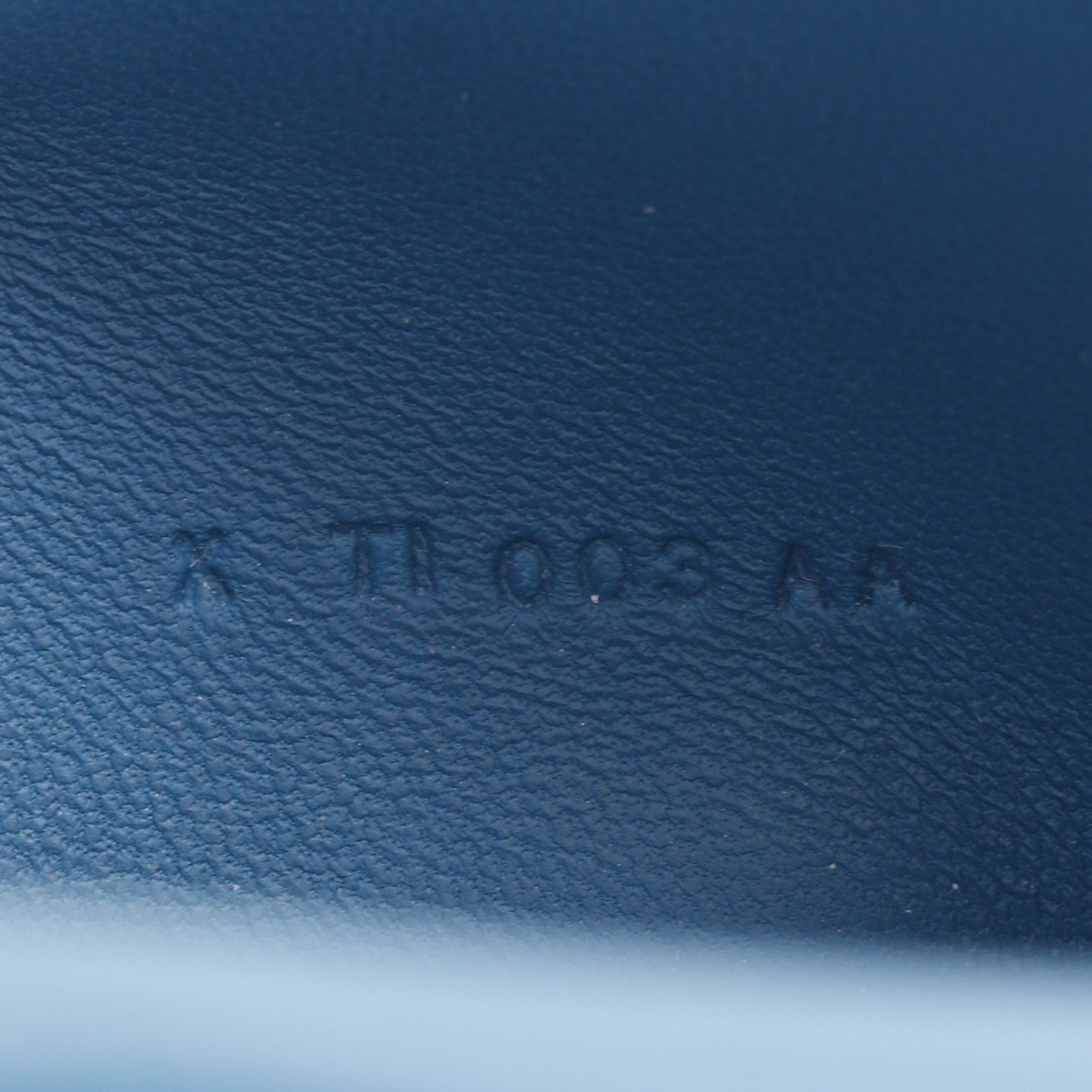 Hermes Dogon Blue Taurillon Clemence Leather Long Wallet (Bi-Fold) (Pre-Owned)