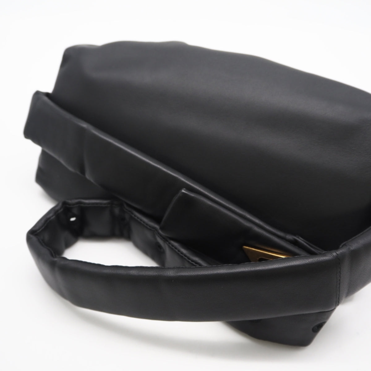 Bottega Veneta Black Nylon Handbag (Pre-Owned)