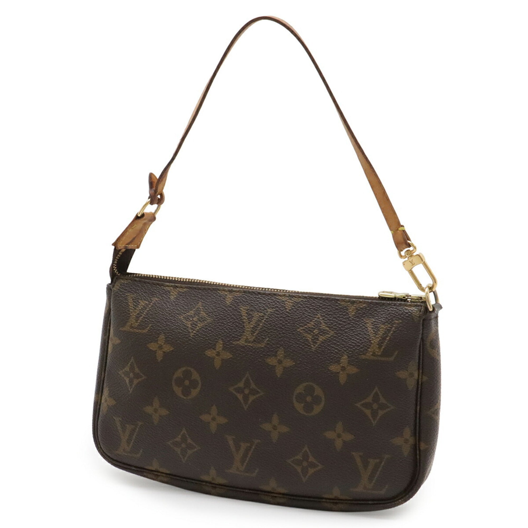Louis Vuitton Monogram Brown Monogram Handbag Pochette (Pre-Owned)