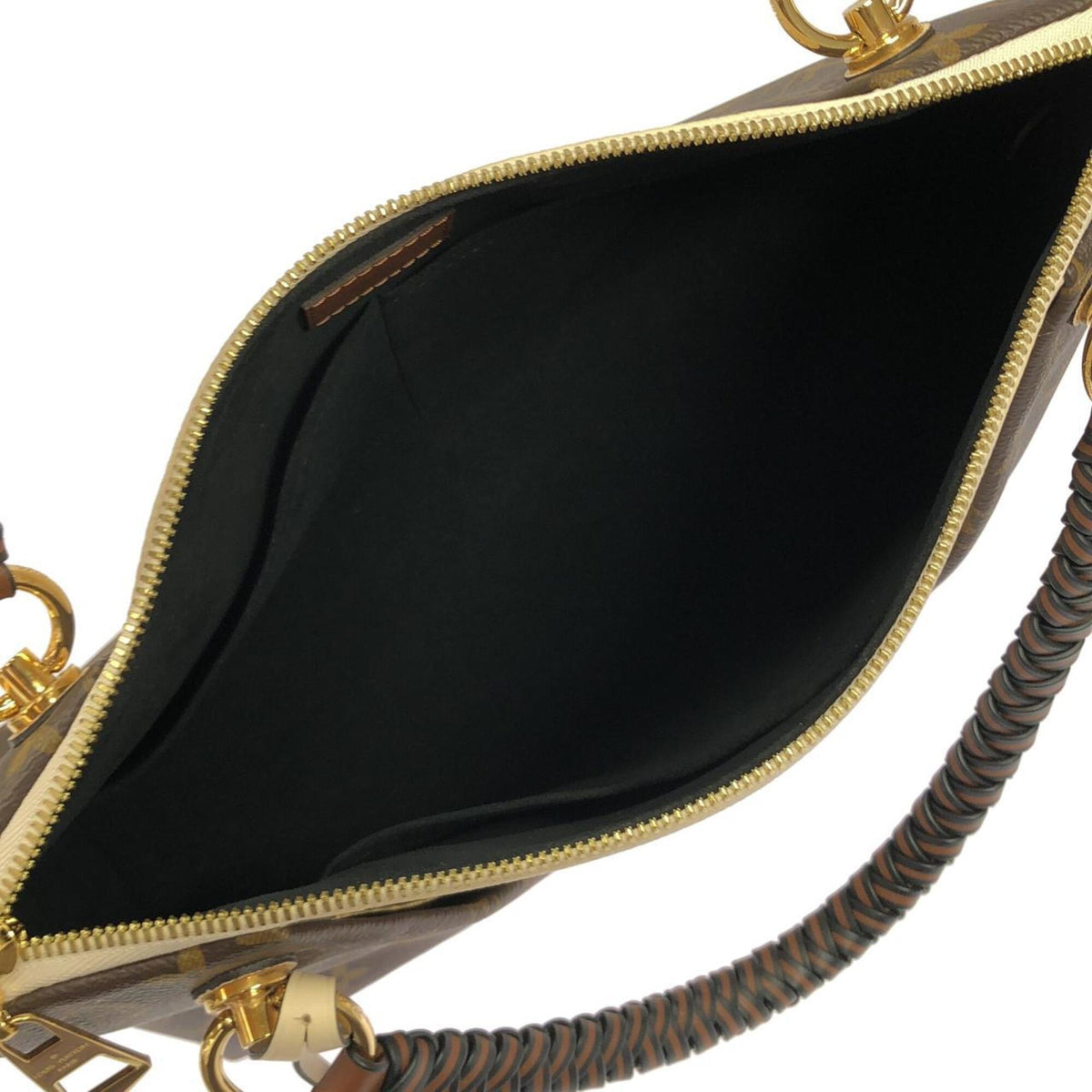 Louis Vuitton Coated Canvas Leather Handbag (Pre-Owned)