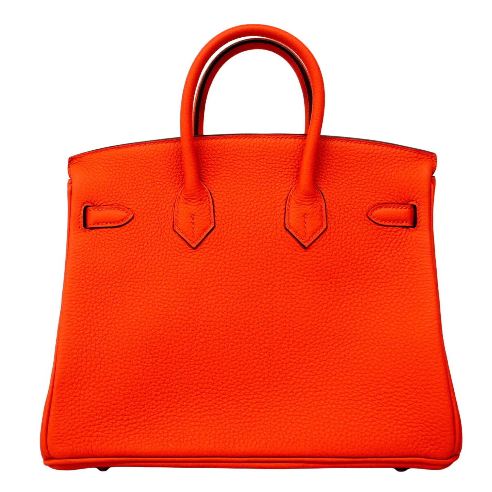 Hermes Red Color Togo Leather Handbag (Pre-Owned)